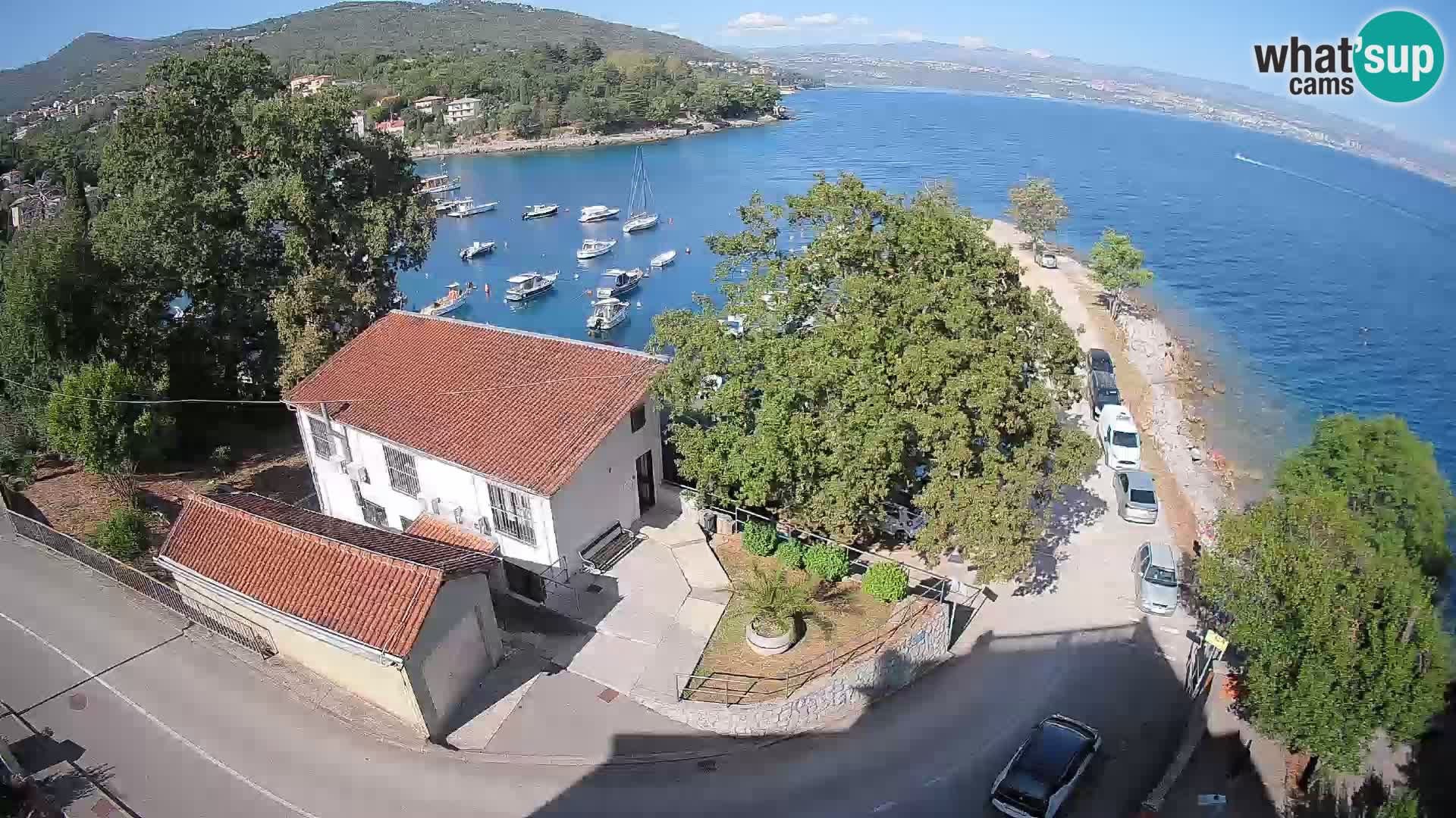 Webcam Ika Hafen – LIVE Blick auf den Hafen und die Lichter von Opatija