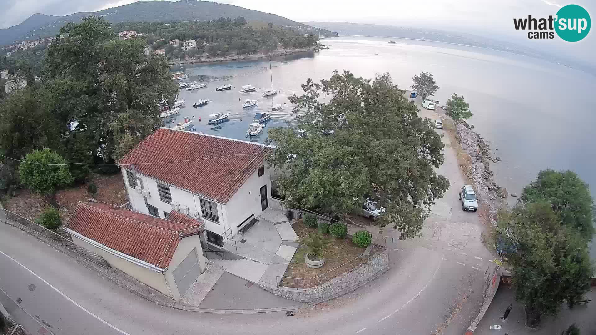 Webcam porto Ika – Vista LIVE sul porto e le luci di Opatija