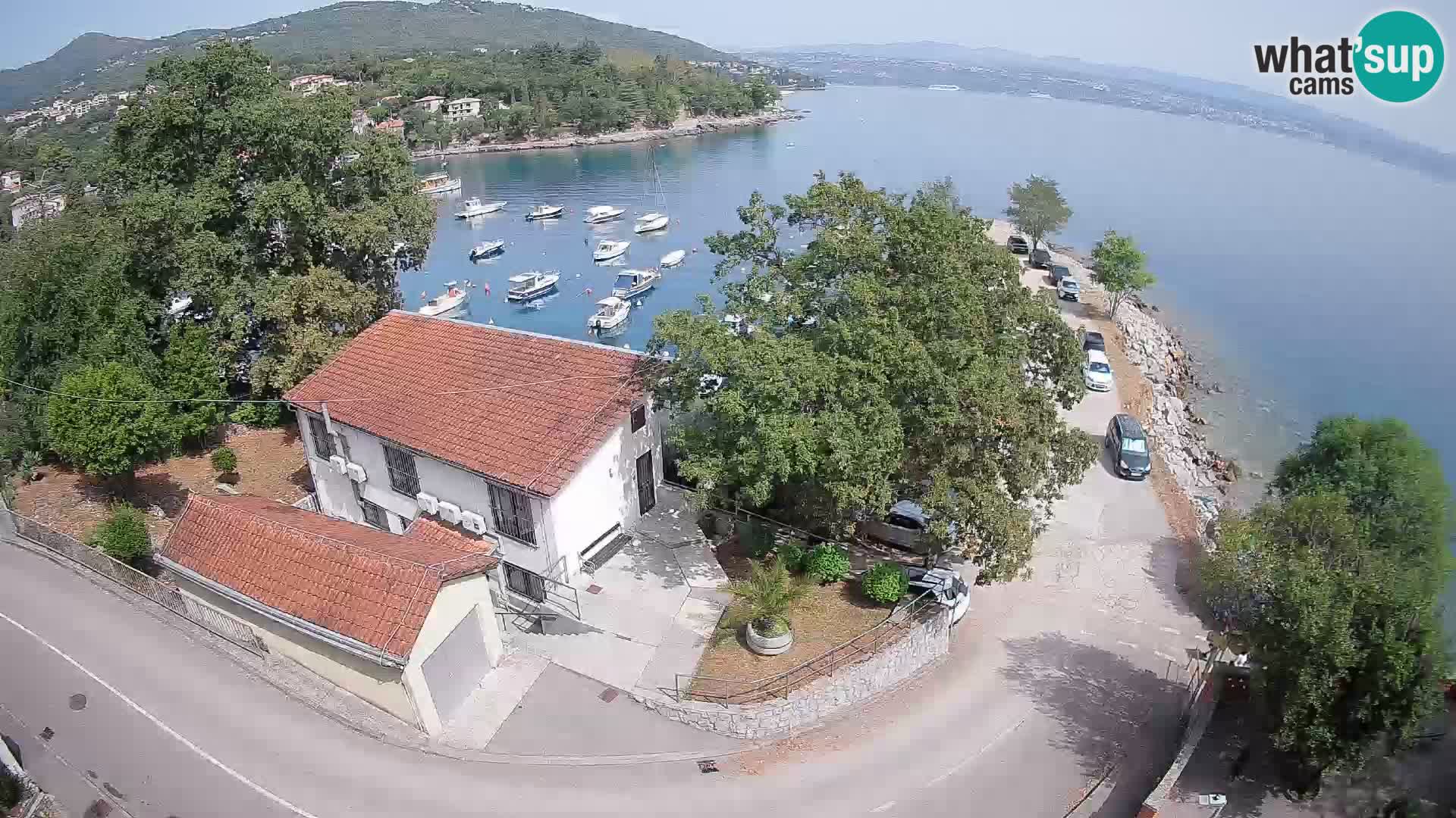 Webcam porto Ika – Vista LIVE sul porto e le luci di Opatija