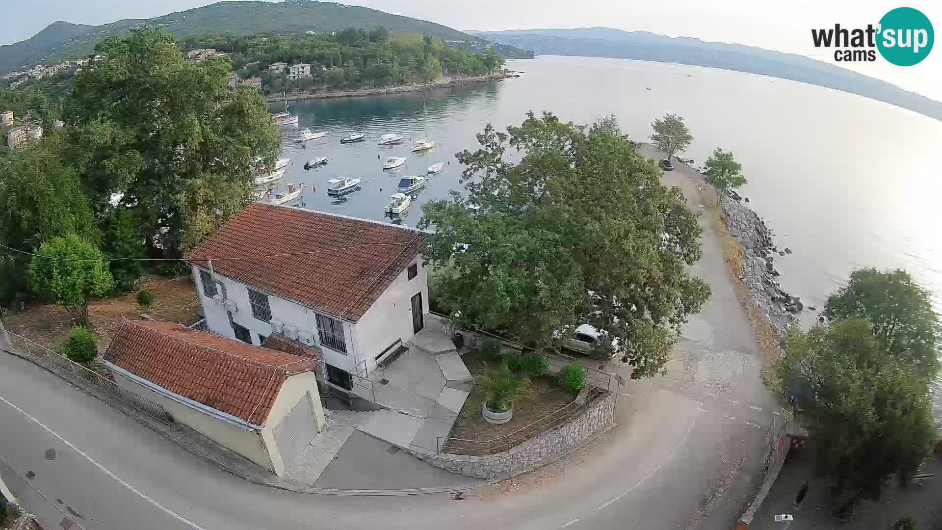 Webcam port d’Ika – Vue en direct et lumières d’Opatija