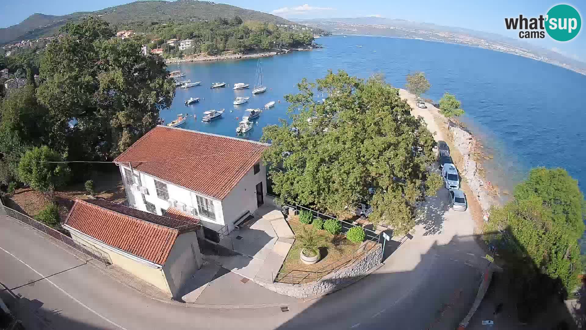 Webcam port d’Ika – Vue en direct et lumières d’Opatija