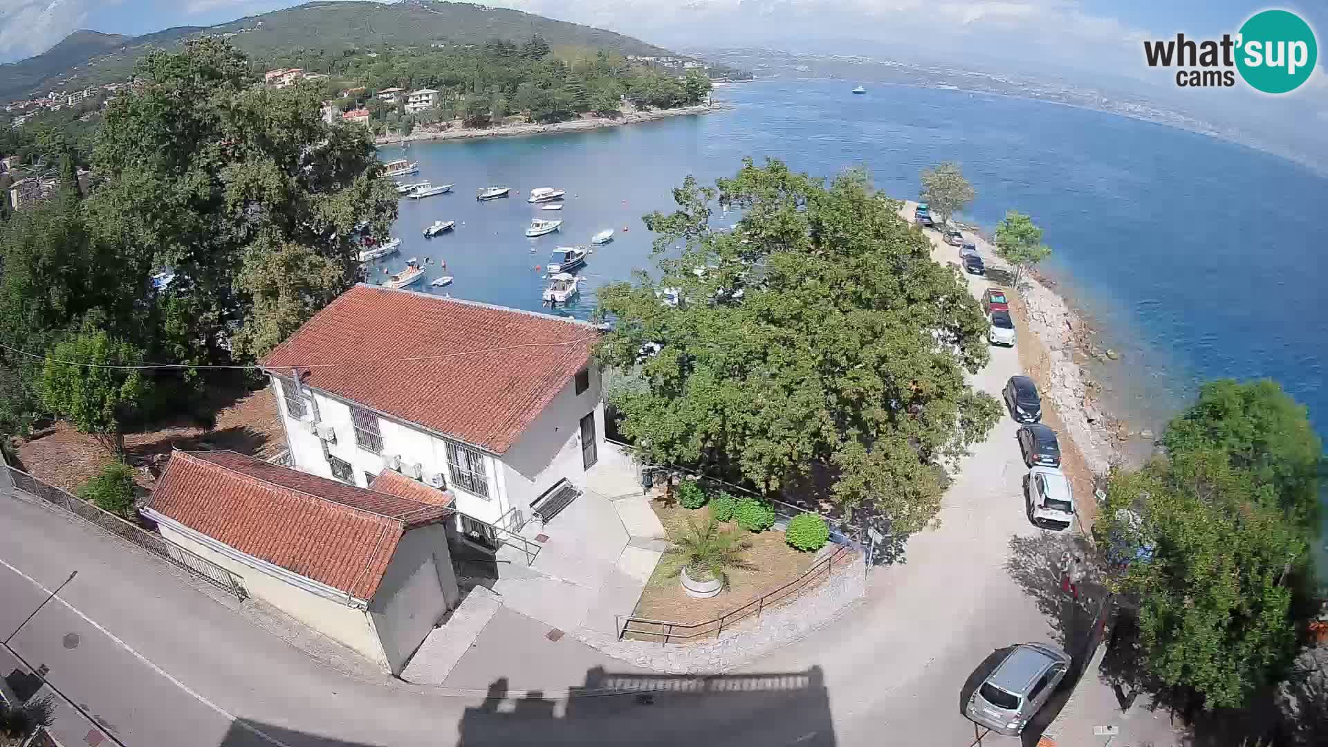Webcam port d’Ika – Vue en direct et lumières d’Opatija