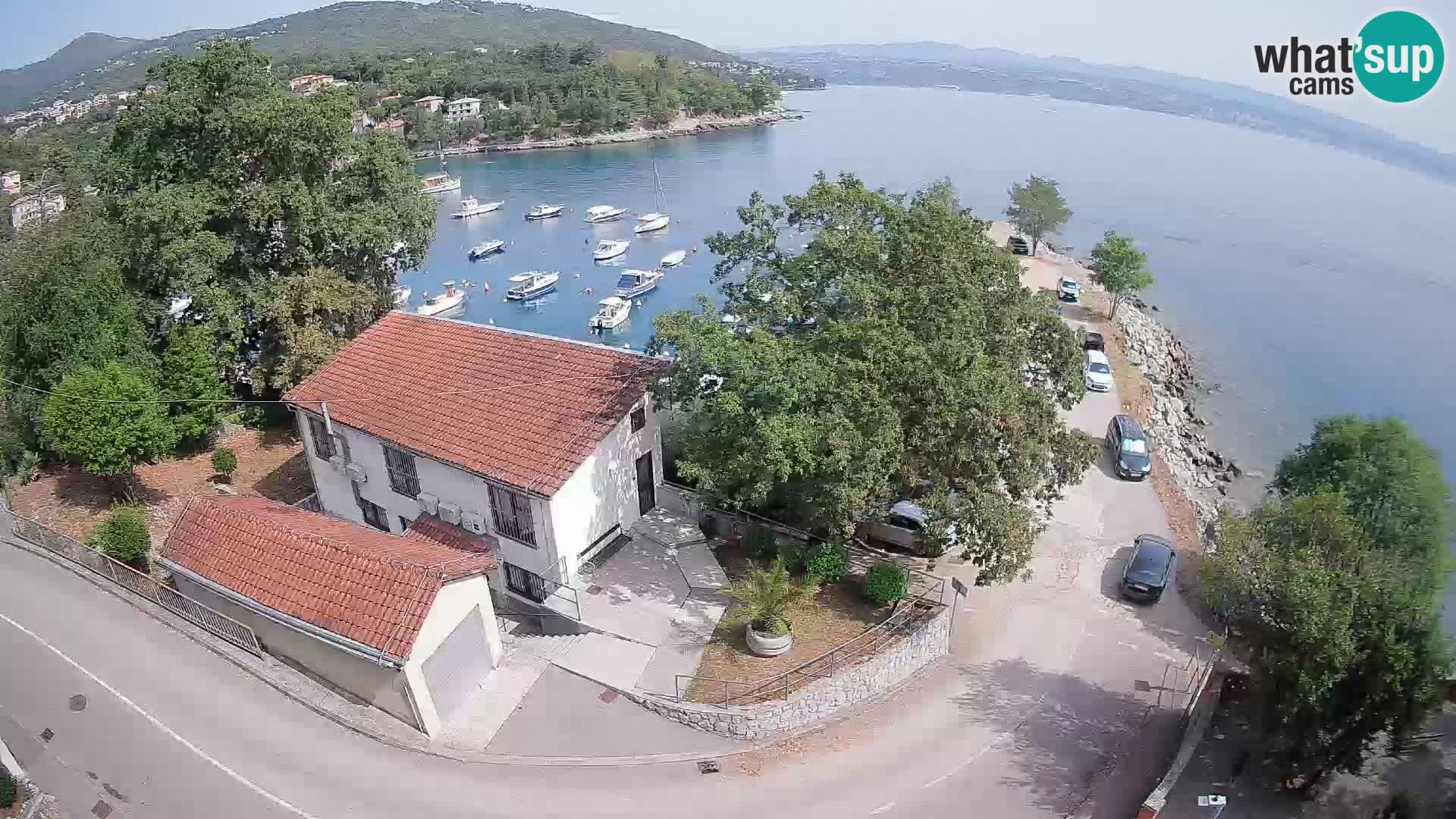 Webcam port d’Ika – Vue en direct et lumières d’Opatija