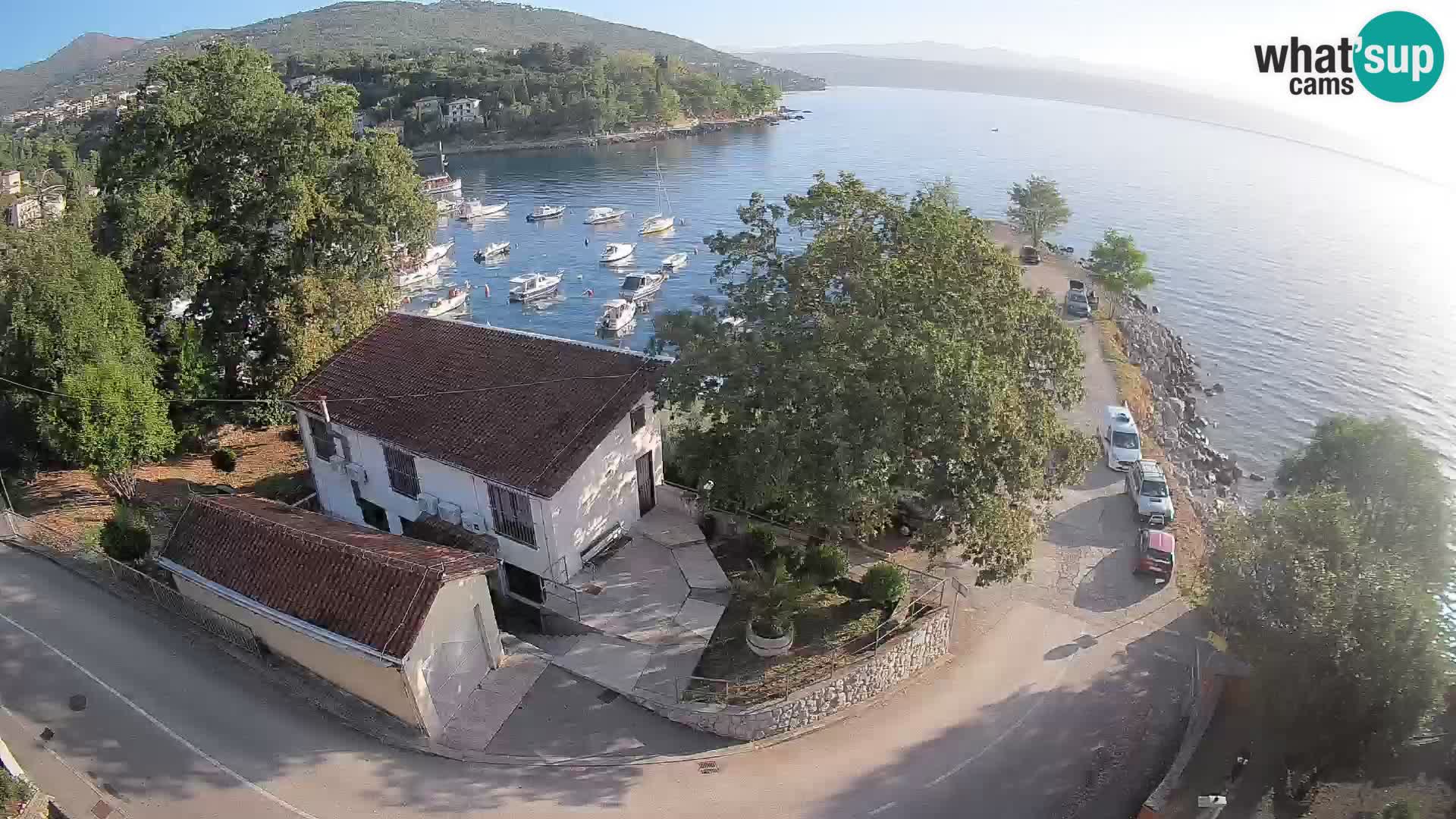 Webcam Ika Hafen – LIVE Blick auf den Hafen und die Lichter von Opatija
