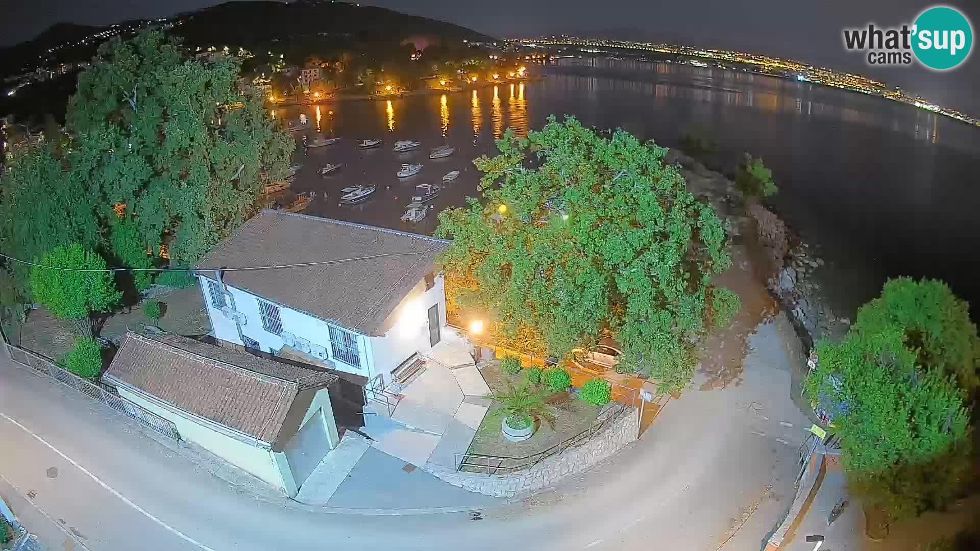 Webcam Ika Hafen – LIVE Blick auf den Hafen und die Lichter von Opatija