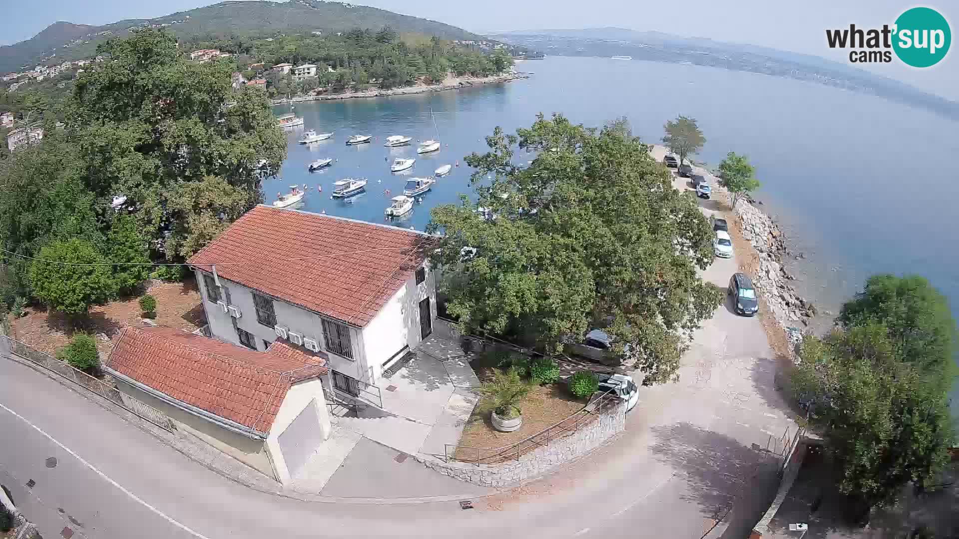 Webcam puerto de Ika – Vista en directo y luces de Opatija