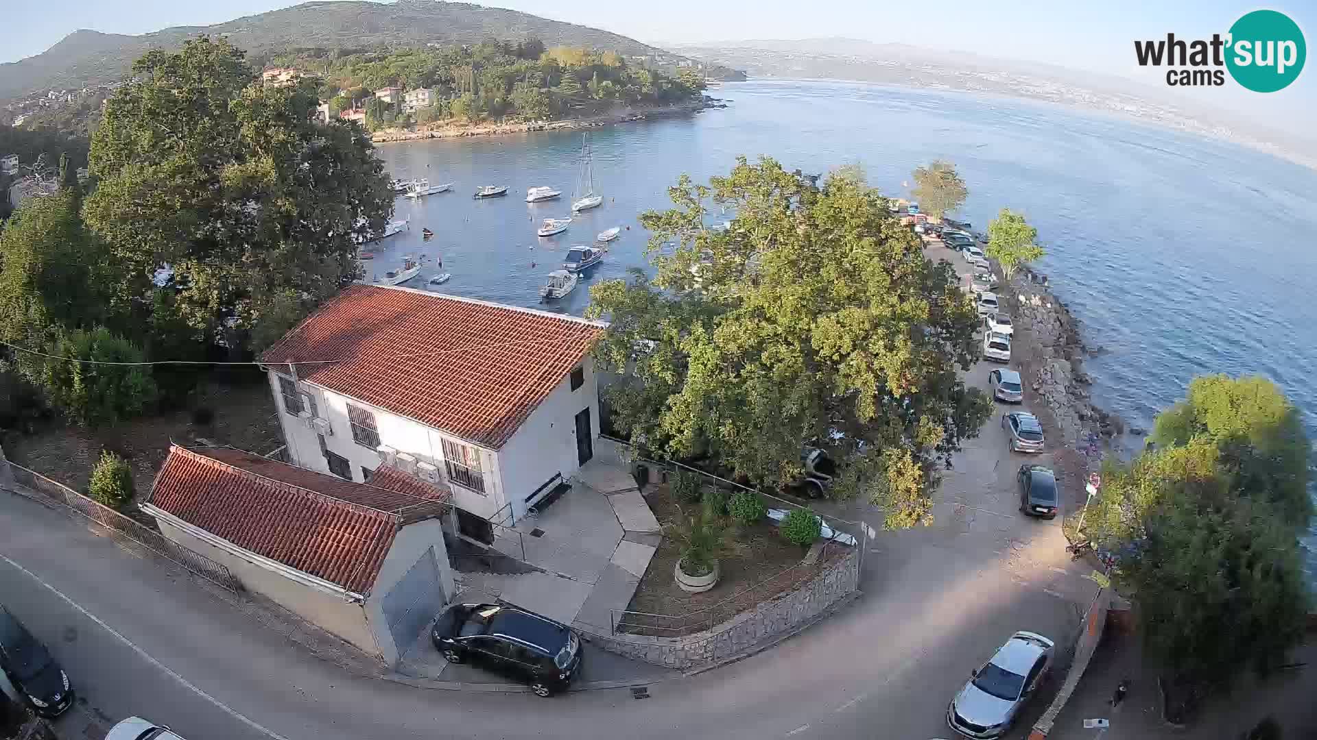 Webcam Ika Hafen – LIVE Blick auf den Hafen und die Lichter von Opatija