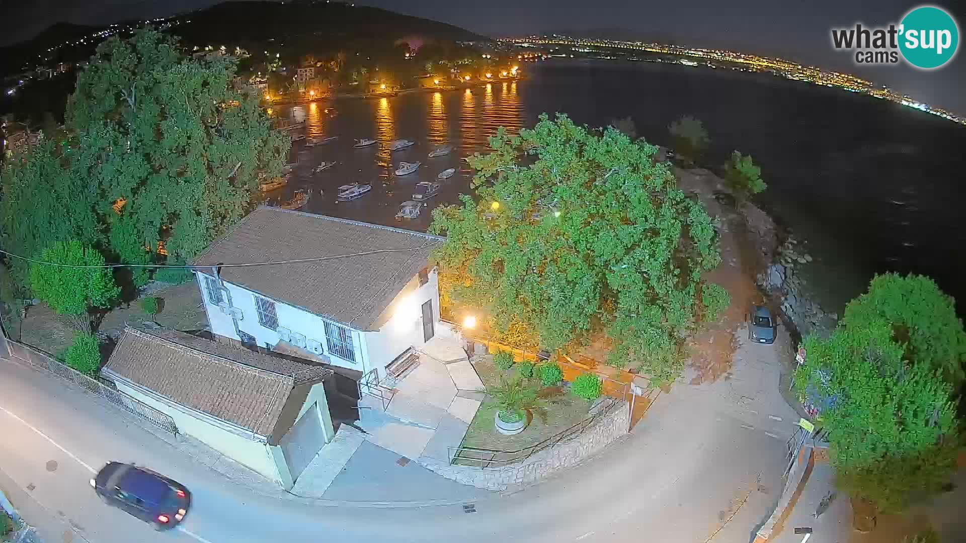 Webcam Ika Hafen – LIVE Blick auf den Hafen und die Lichter von Opatija