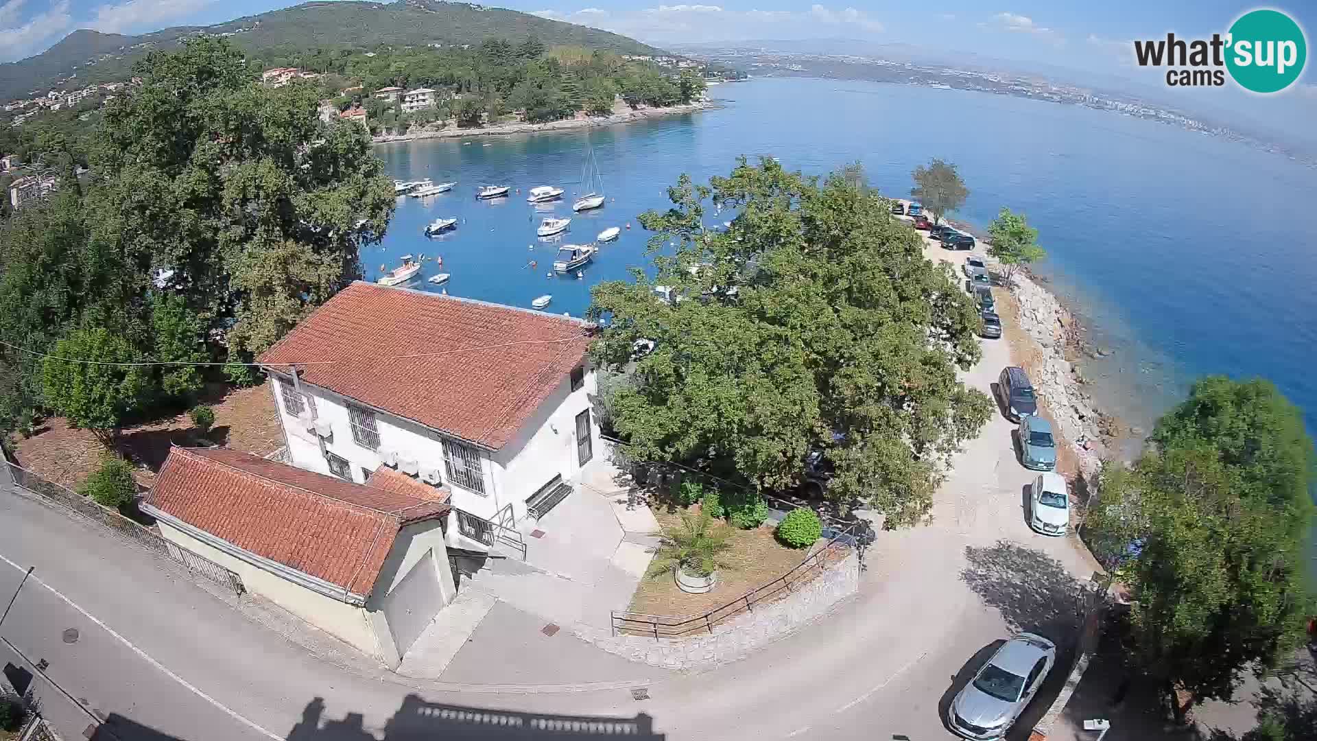 Webcam port d’Ika – Vue en direct et lumières d’Opatija