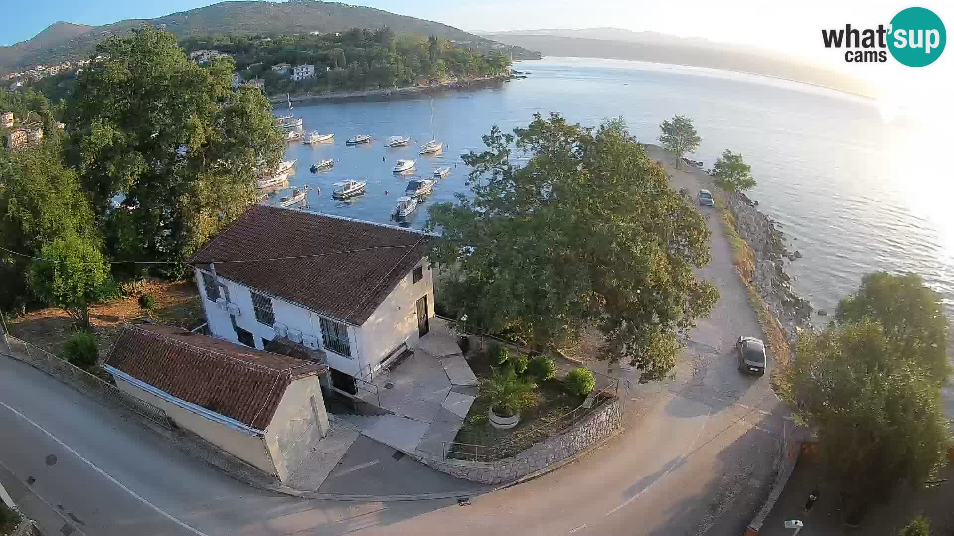 Webcam Ika Hafen – LIVE Blick auf den Hafen und die Lichter von Opatija