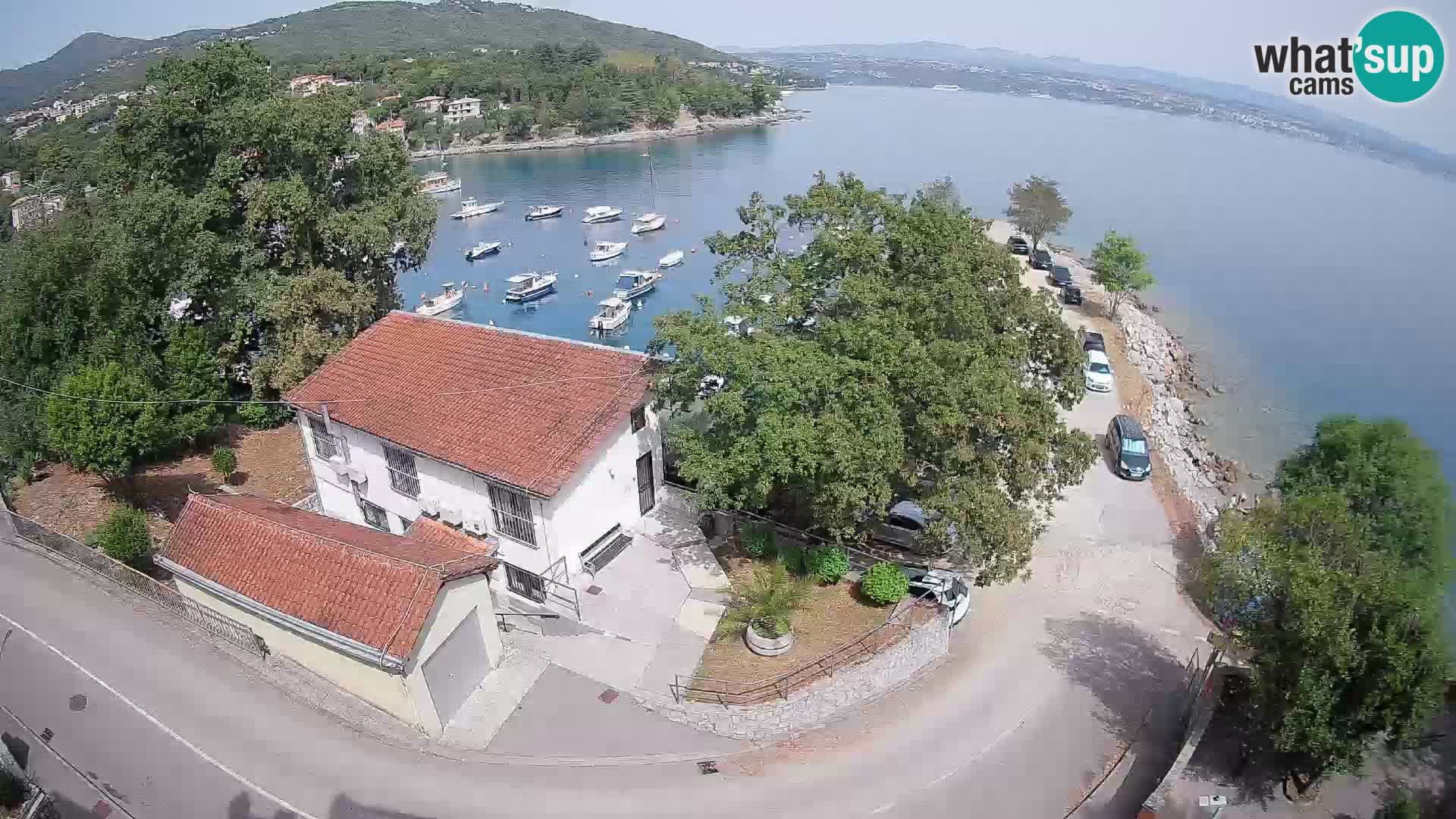 Webcam port d’Ika – Vue en direct et lumières d’Opatija