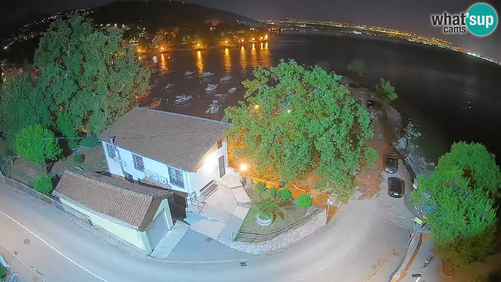 Webcam Ika Hafen – LIVE Blick auf den Hafen und die Lichter von Opatija