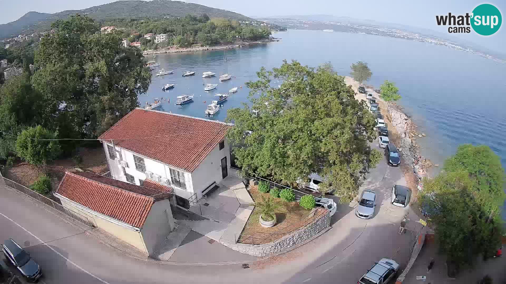 Webcam porto Ika – Vista LIVE sul porto e le luci di Opatija
