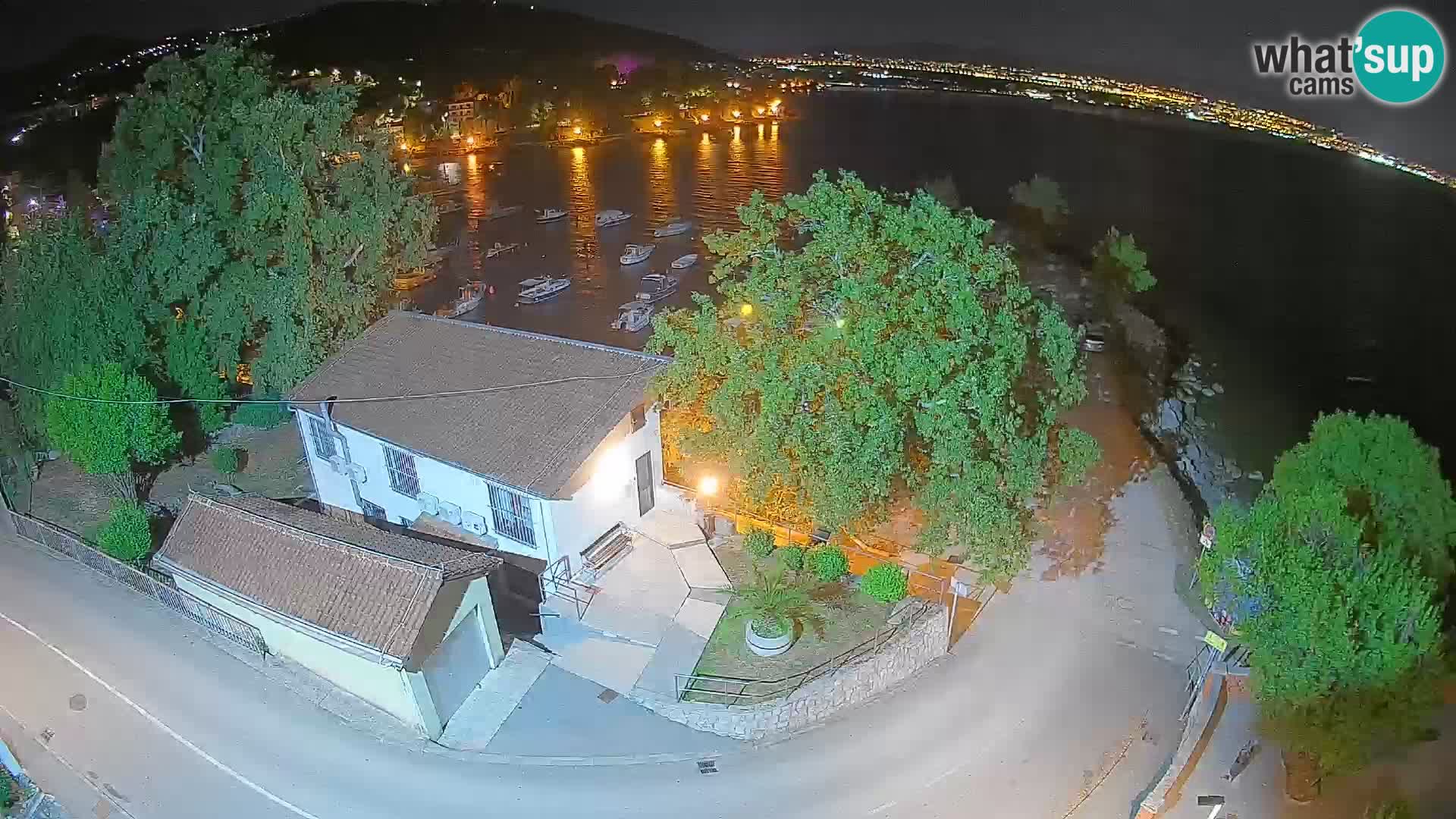 Webcam Ika Hafen – LIVE Blick auf den Hafen und die Lichter von Opatija