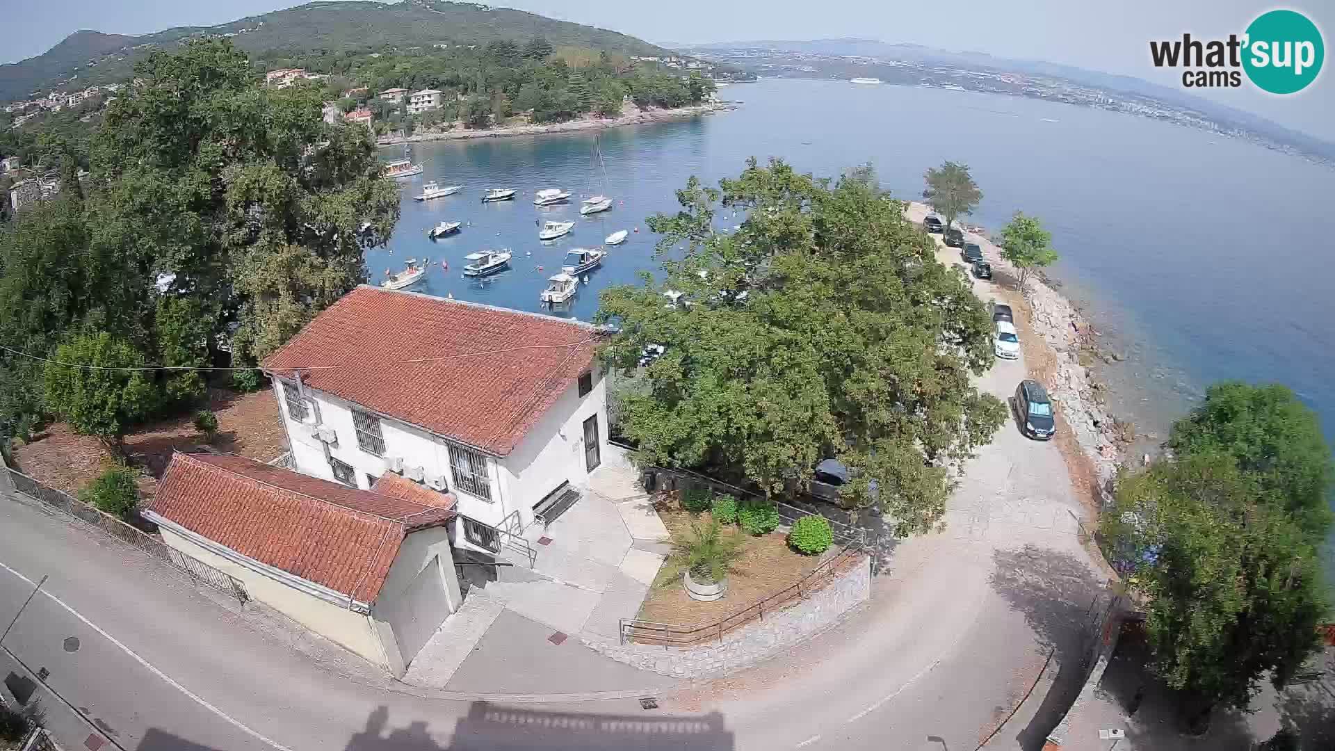 Webcam porto Ika – Vista LIVE sul porto e le luci di Opatija