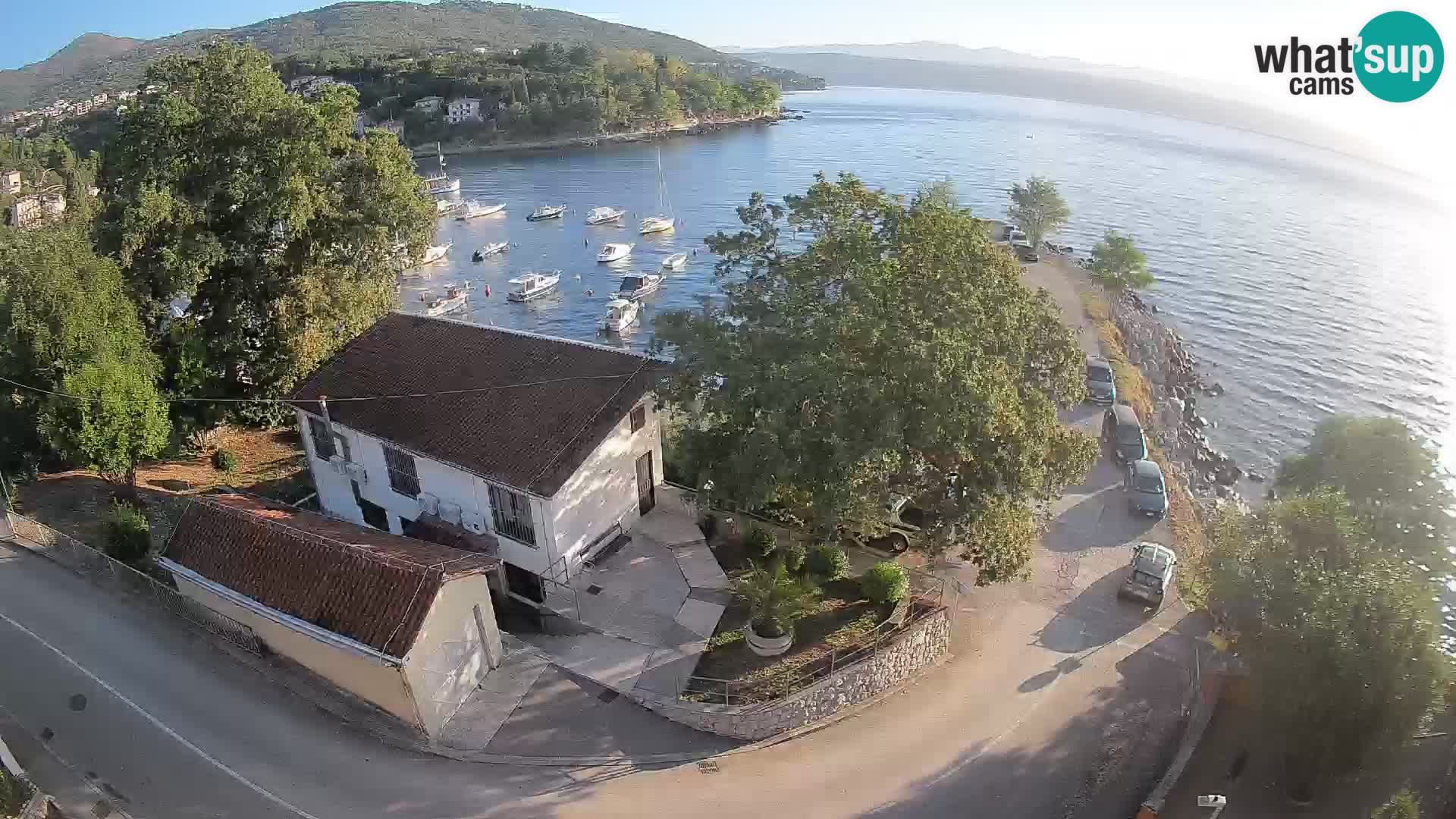 Webcam porto Ika – Vista LIVE sul porto e le luci di Opatija