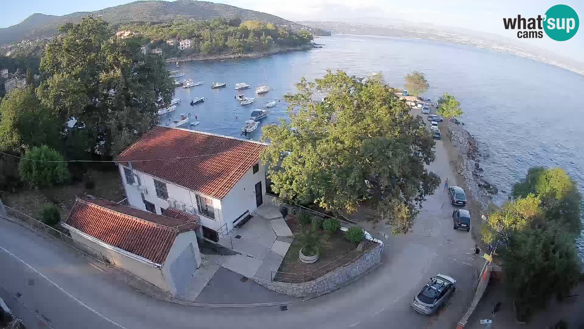 Ika Harbor Webcam – LIVE View of the Harbor and Opatija Lights