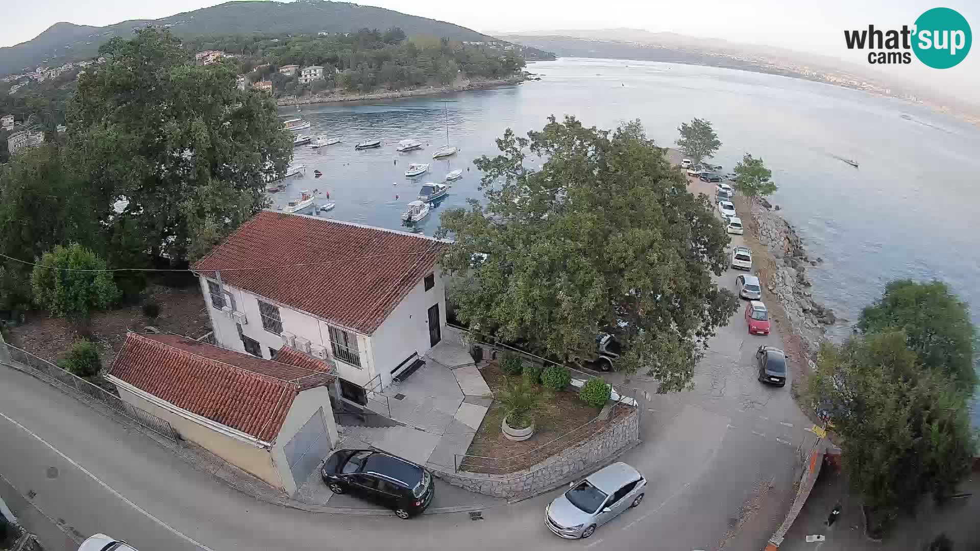 Webcam port d’Ika – Vue en direct et lumières d’Opatija