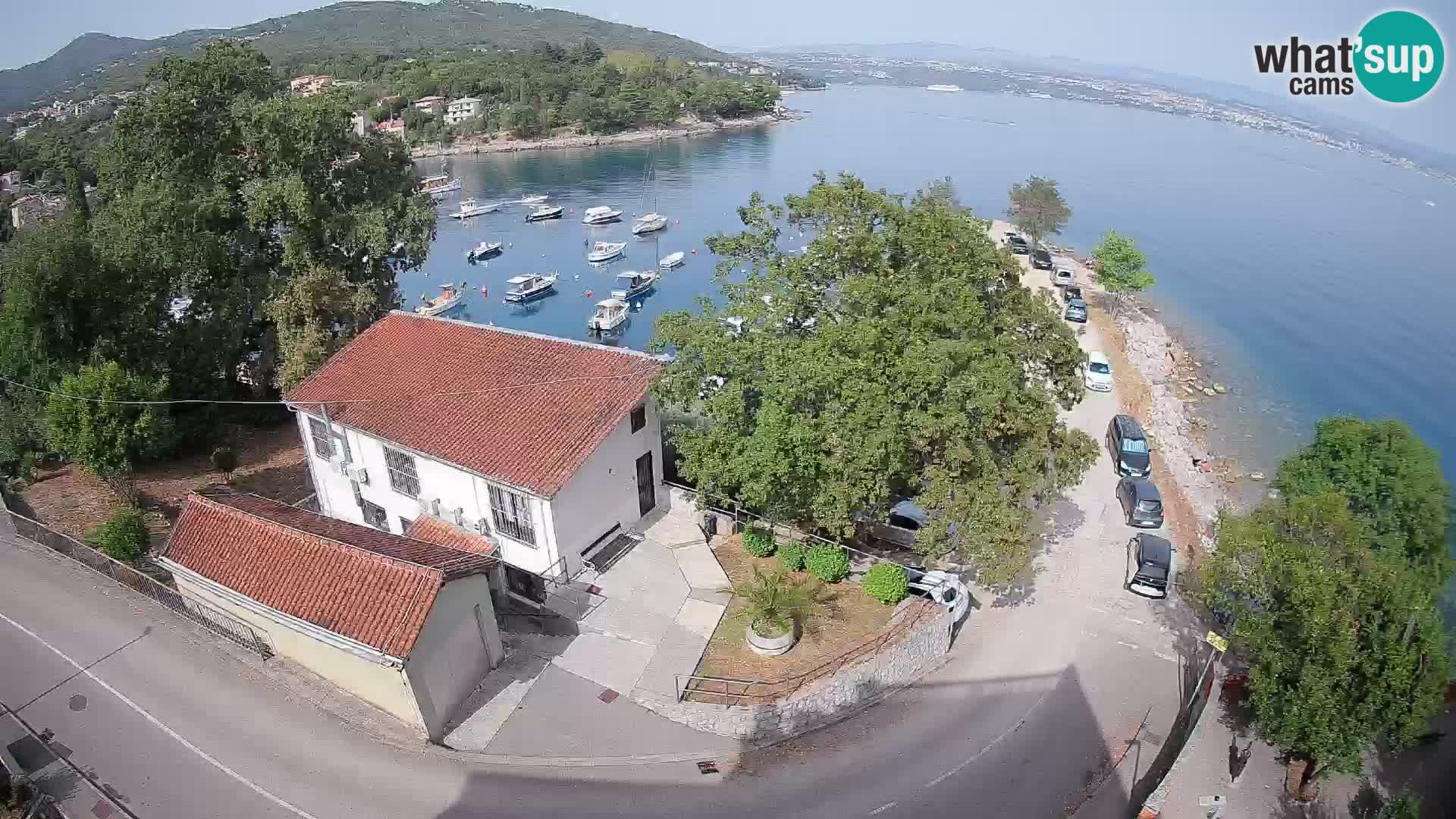 Webcam porto Ika – Vista LIVE sul porto e le luci di Opatija