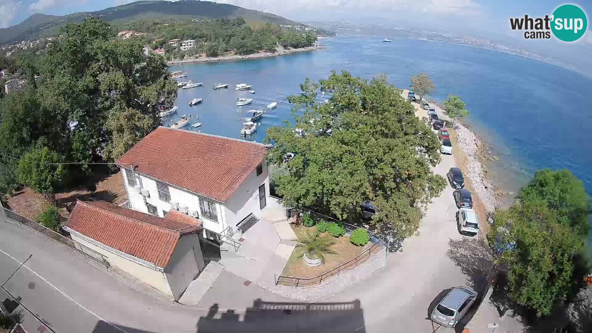 Ika Harbor Webcam – LIVE View of the Harbor and Opatija Lights