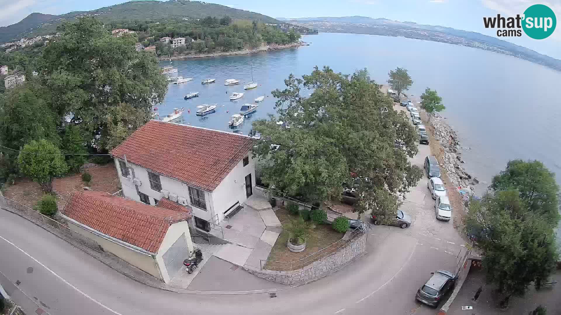 Webcam porto Ika – Vista LIVE sul porto e le luci di Opatija