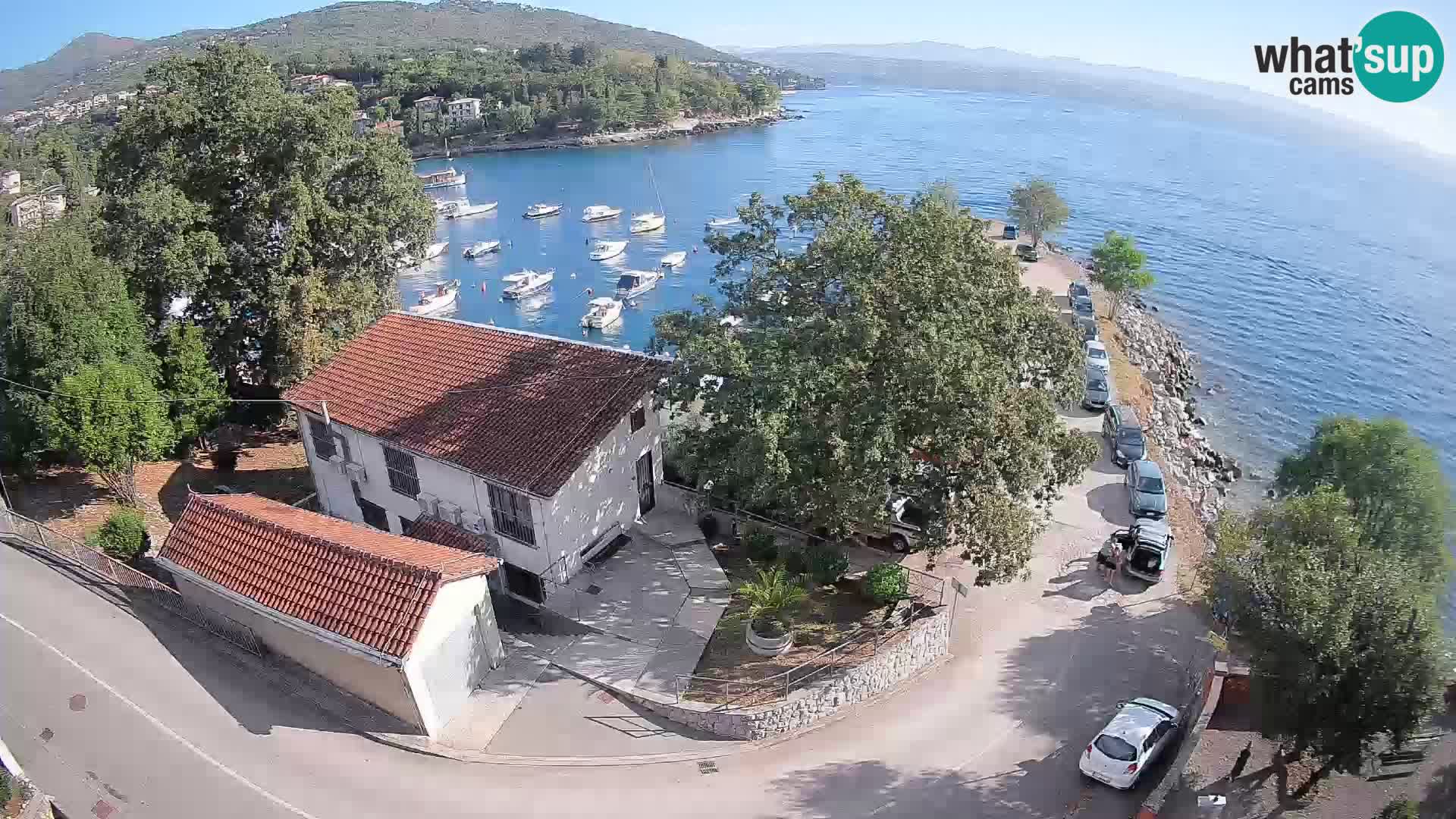 Webcam porto Ika – Vista LIVE sul porto e le luci di Opatija