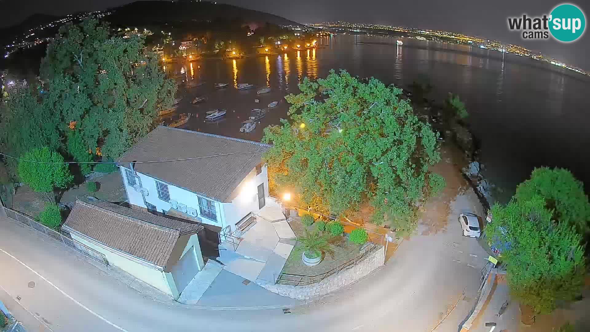 Webcam port d’Ika – Vue en direct et lumières d’Opatija
