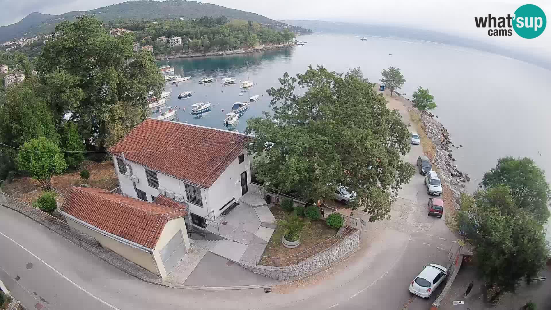 Webcam porto Ika – Vista LIVE sul porto e le luci di Opatija