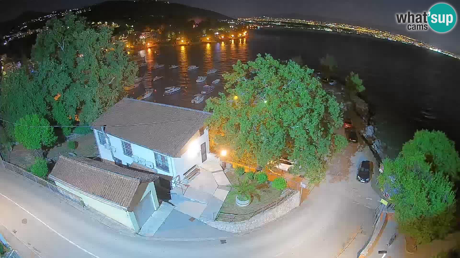 Webcam port d’Ika – Vue en direct et lumières d’Opatija
