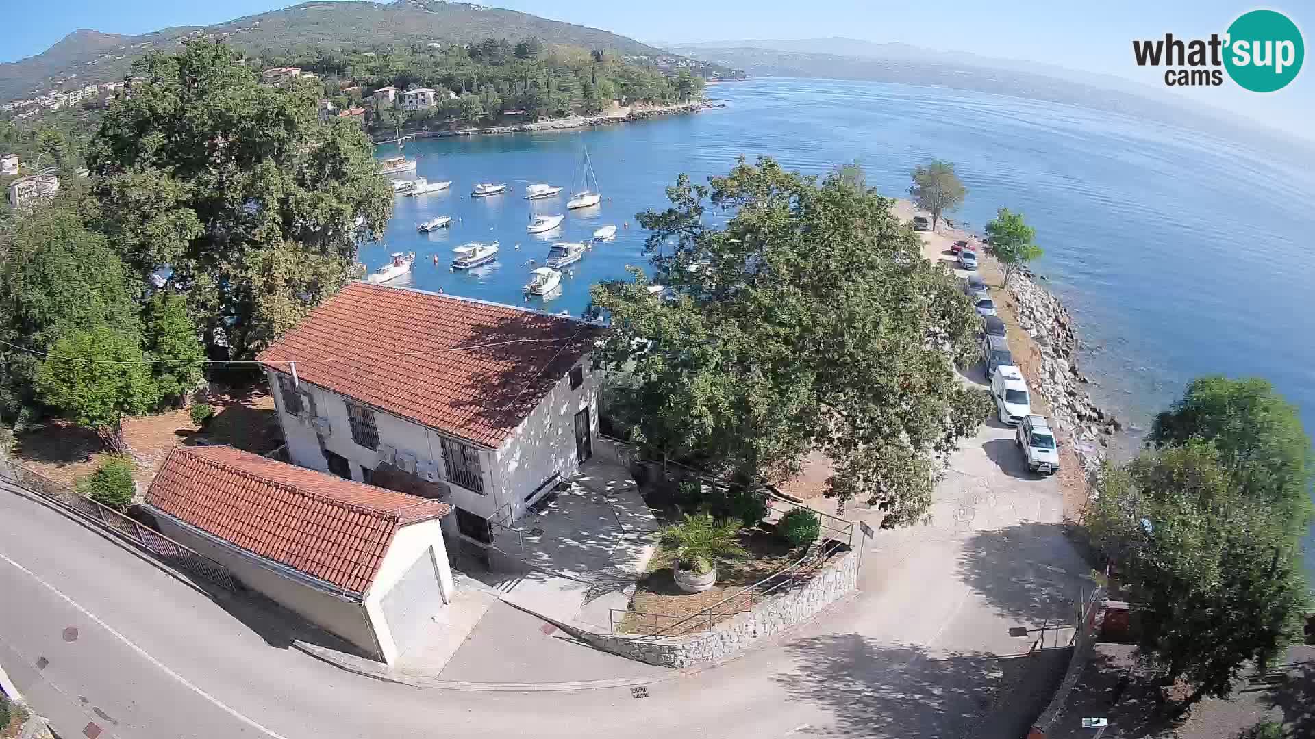 Webcam porto Ika – Vista LIVE sul porto e le luci di Opatija
