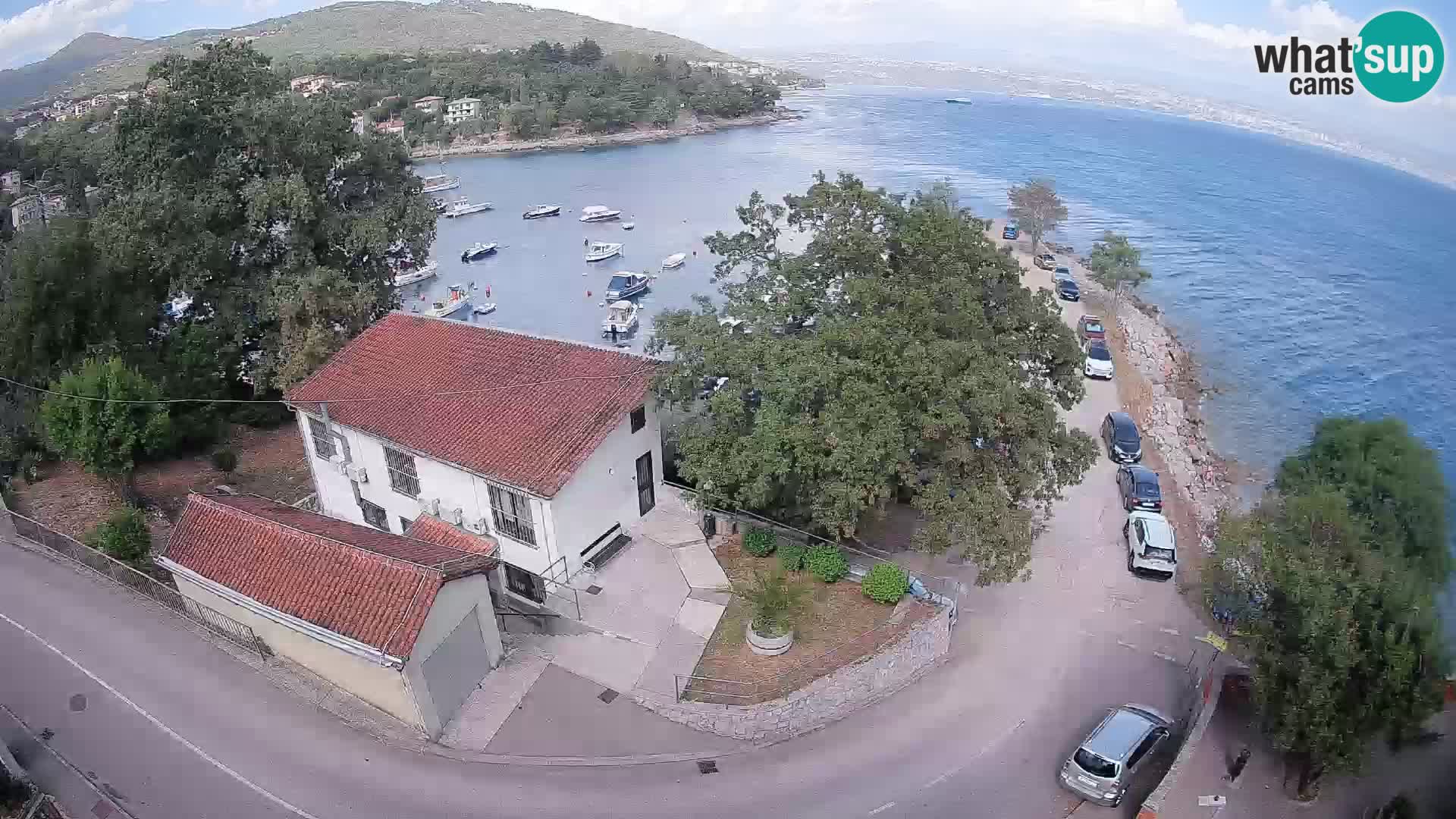 Webcam port d’Ika – Vue en direct et lumières d’Opatija