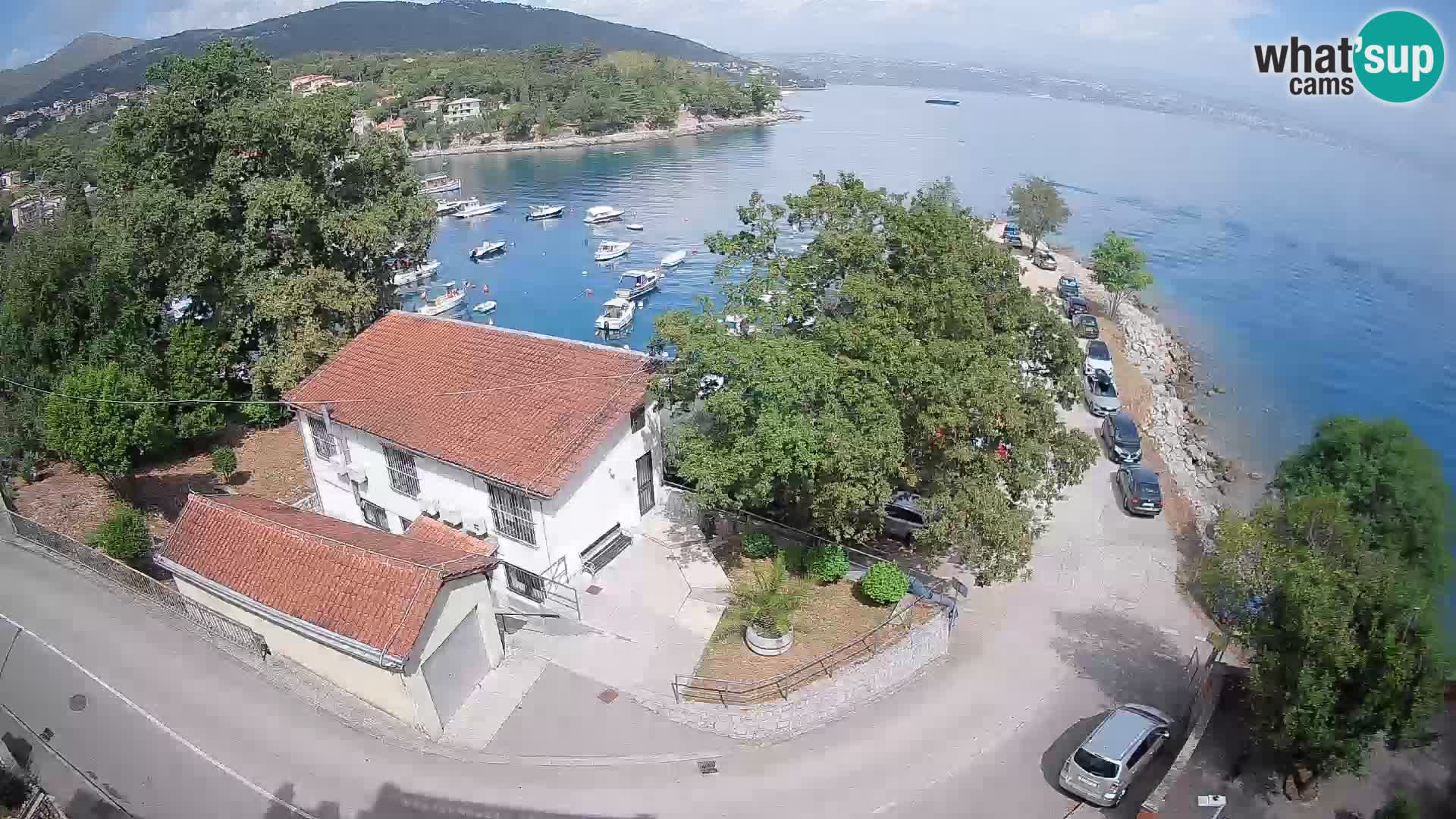 Webcam porto Ika – Vista LIVE sul porto e le luci di Opatija