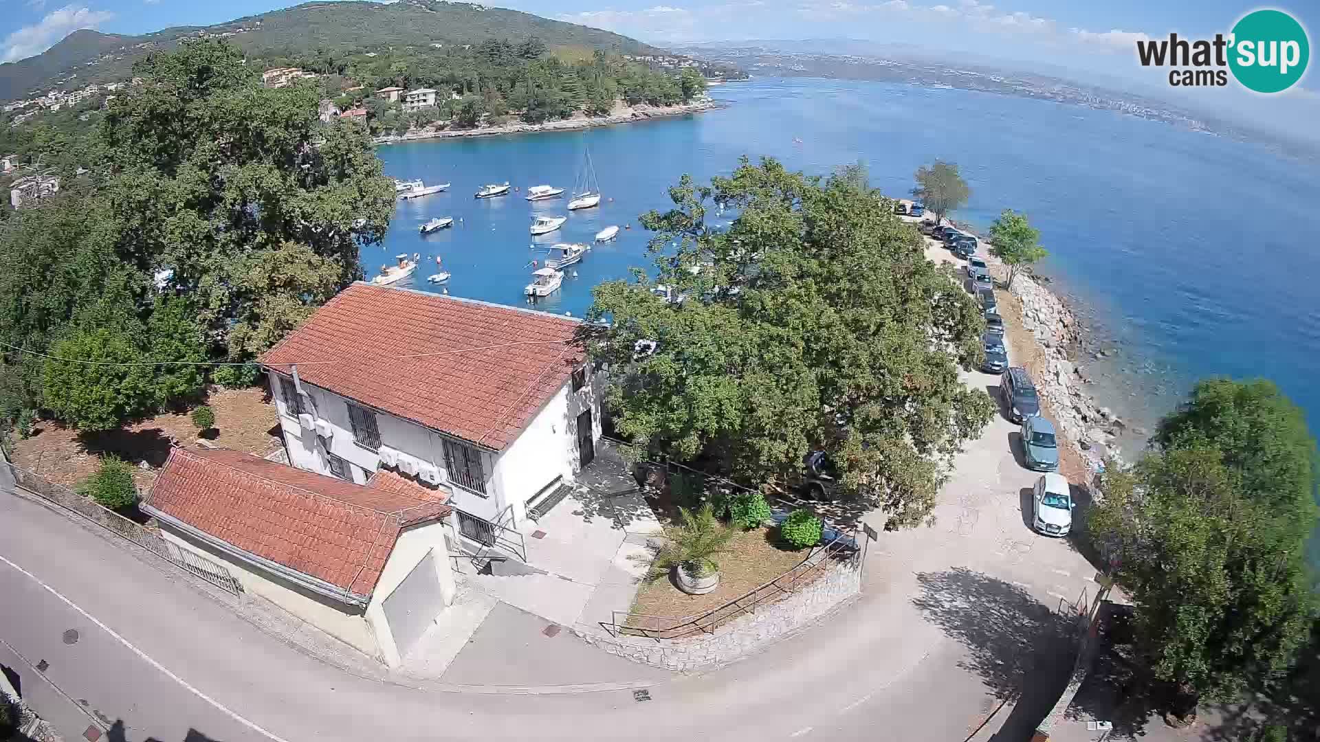 Webcam Ika Hafen – LIVE Blick auf den Hafen und die Lichter von Opatija