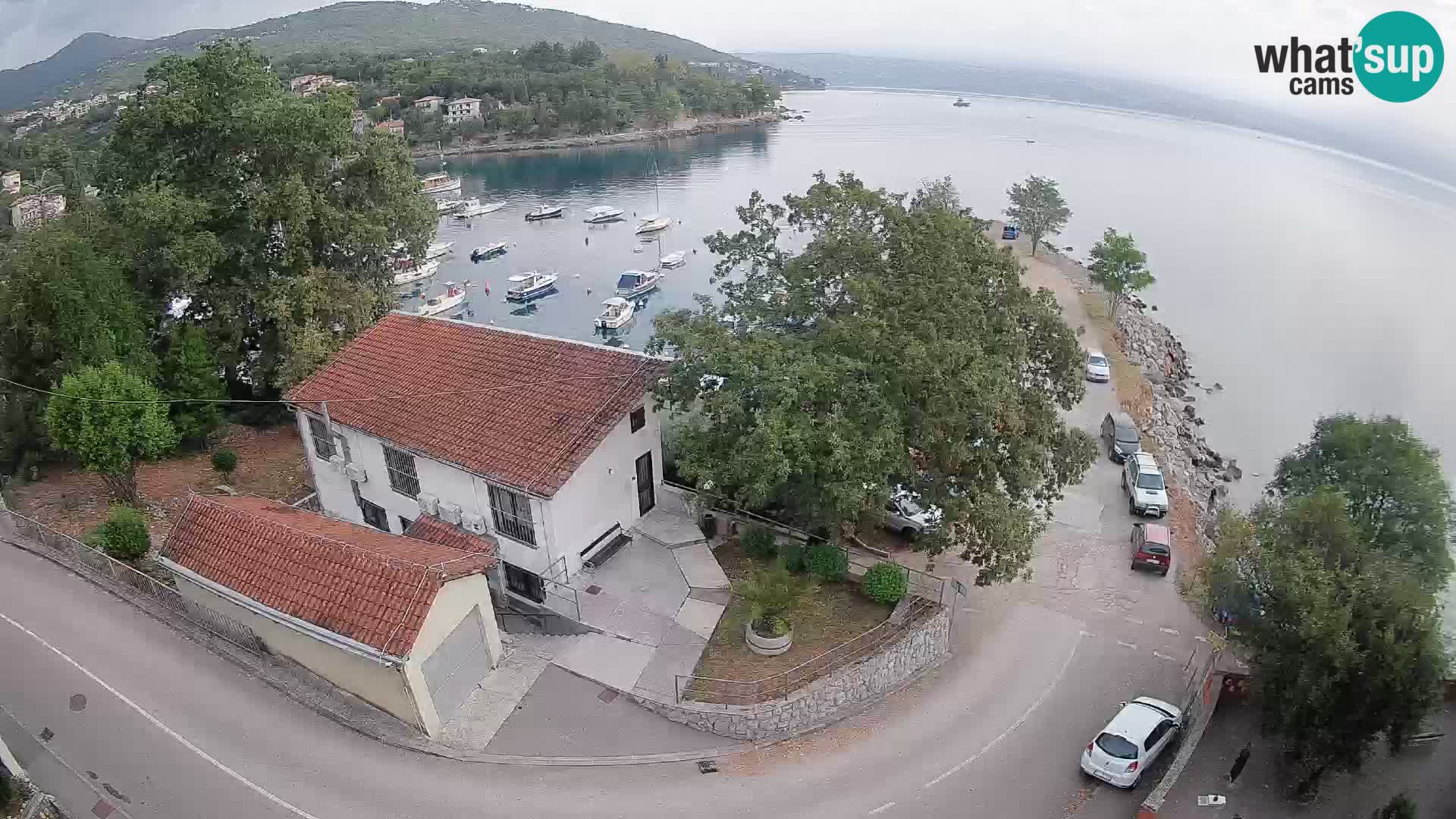 Webcam porto Ika – Vista LIVE sul porto e le luci di Opatija