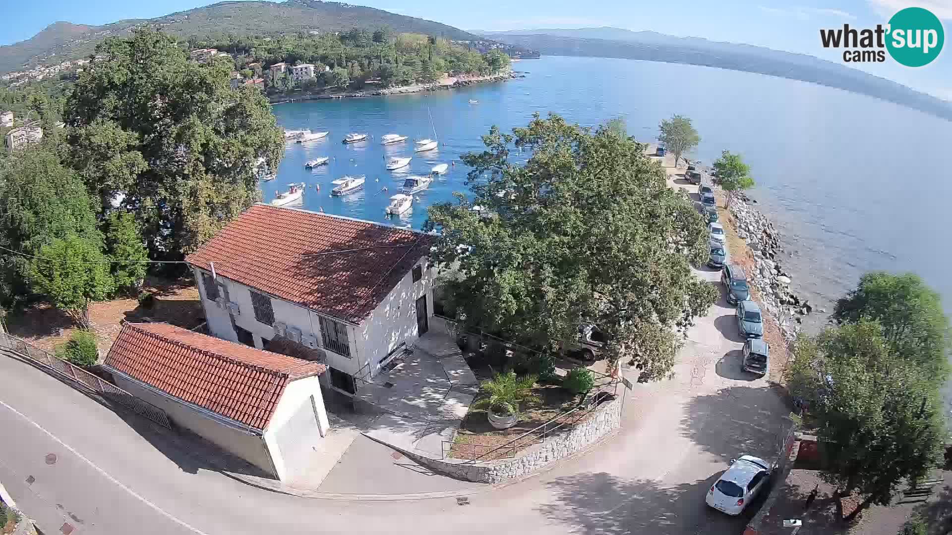 Ika Harbor Webcam – LIVE View of the Harbor and Opatija Lights