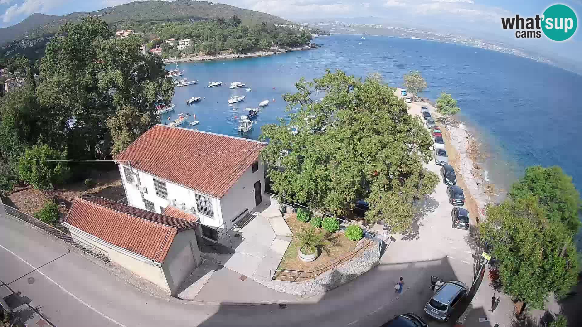 Ika Harbor Webcam – LIVE View of the Harbor and Opatija Lights