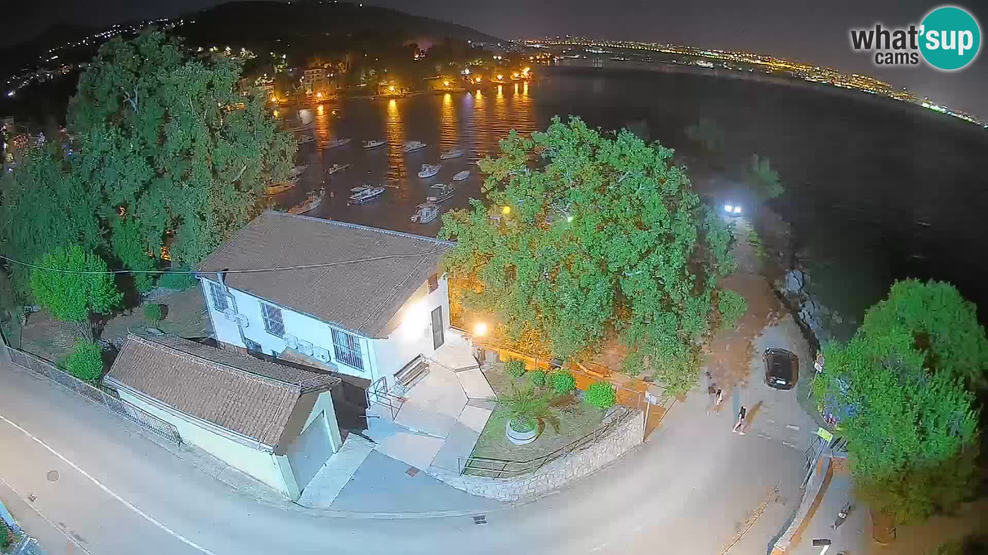 Webcam port d’Ika – Vue en direct et lumières d’Opatija