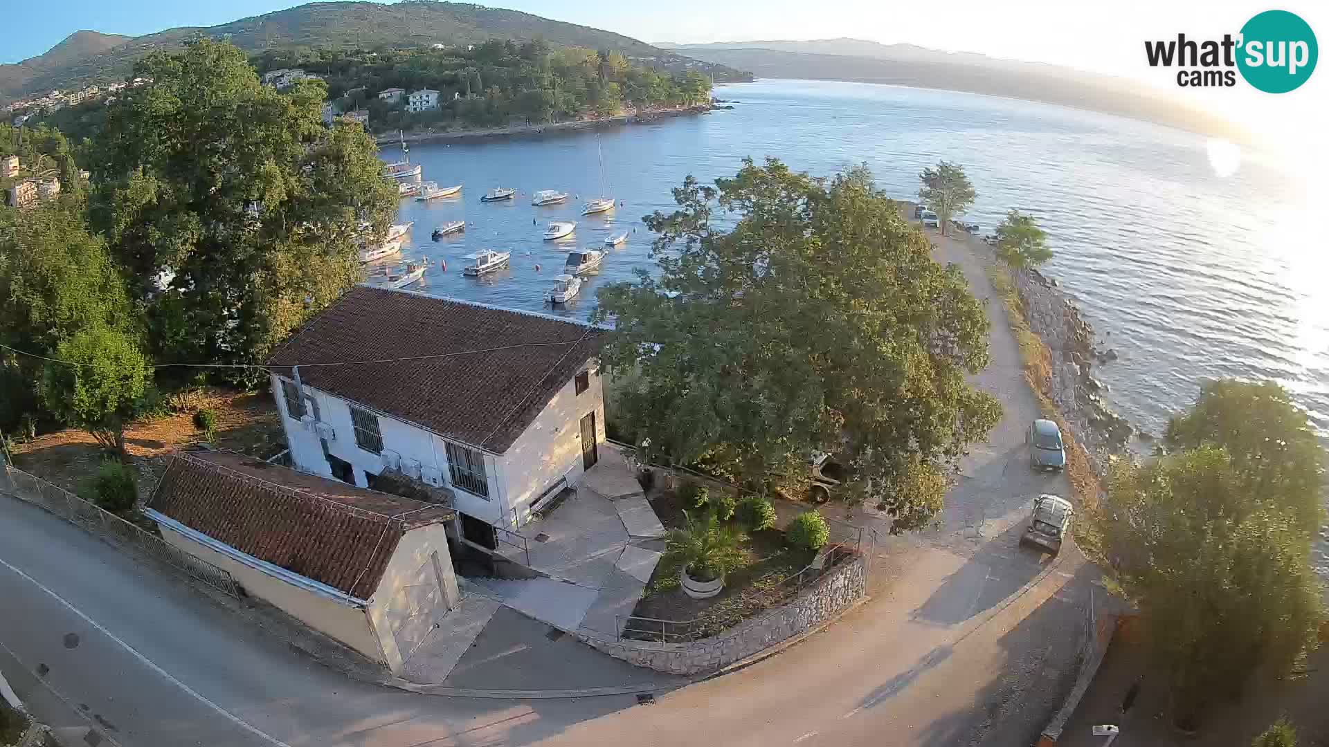 Webcam Ika Hafen – LIVE Blick auf den Hafen und die Lichter von Opatija