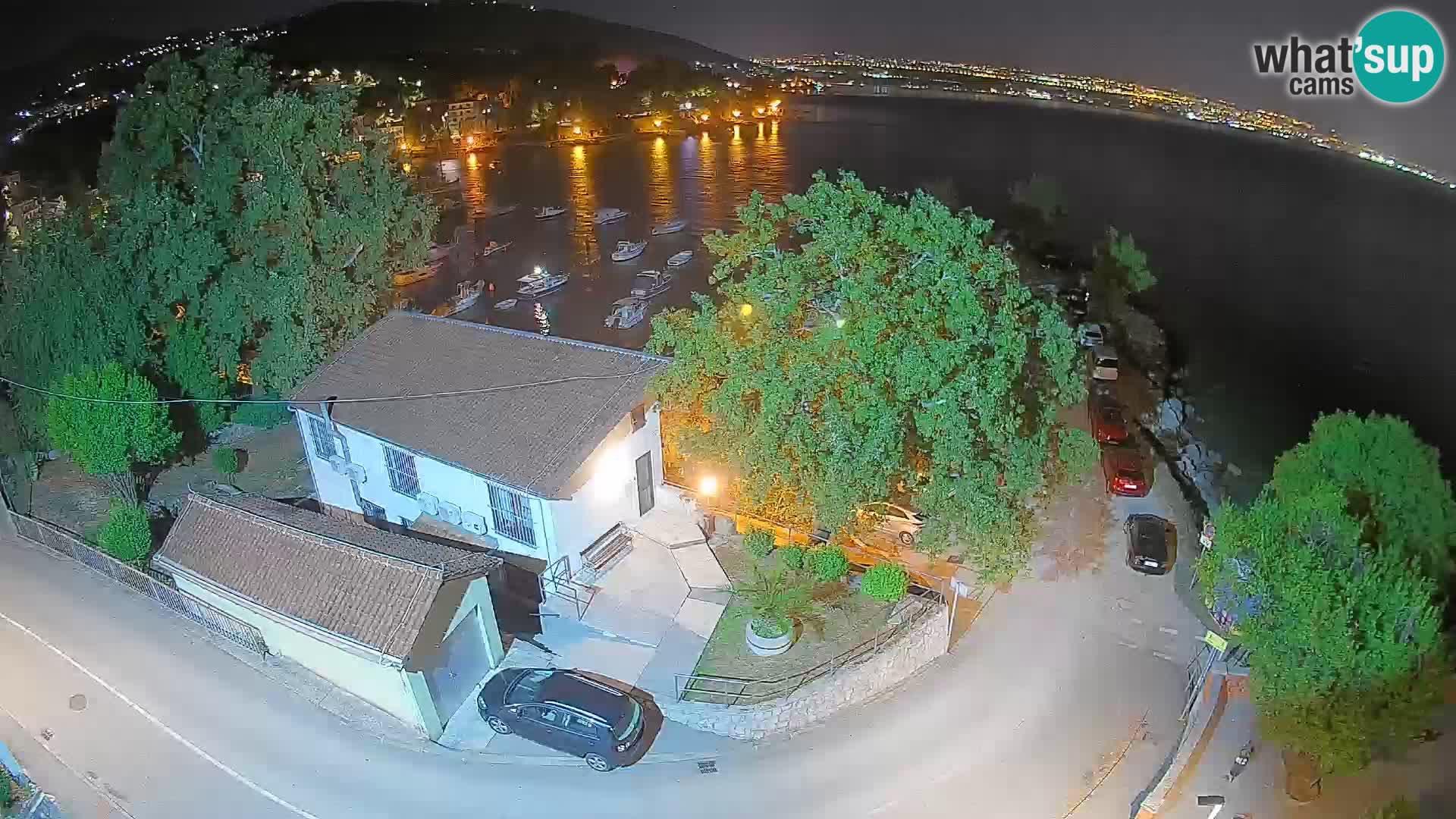 Webcam Ika Hafen – LIVE Blick auf den Hafen und die Lichter von Opatija
