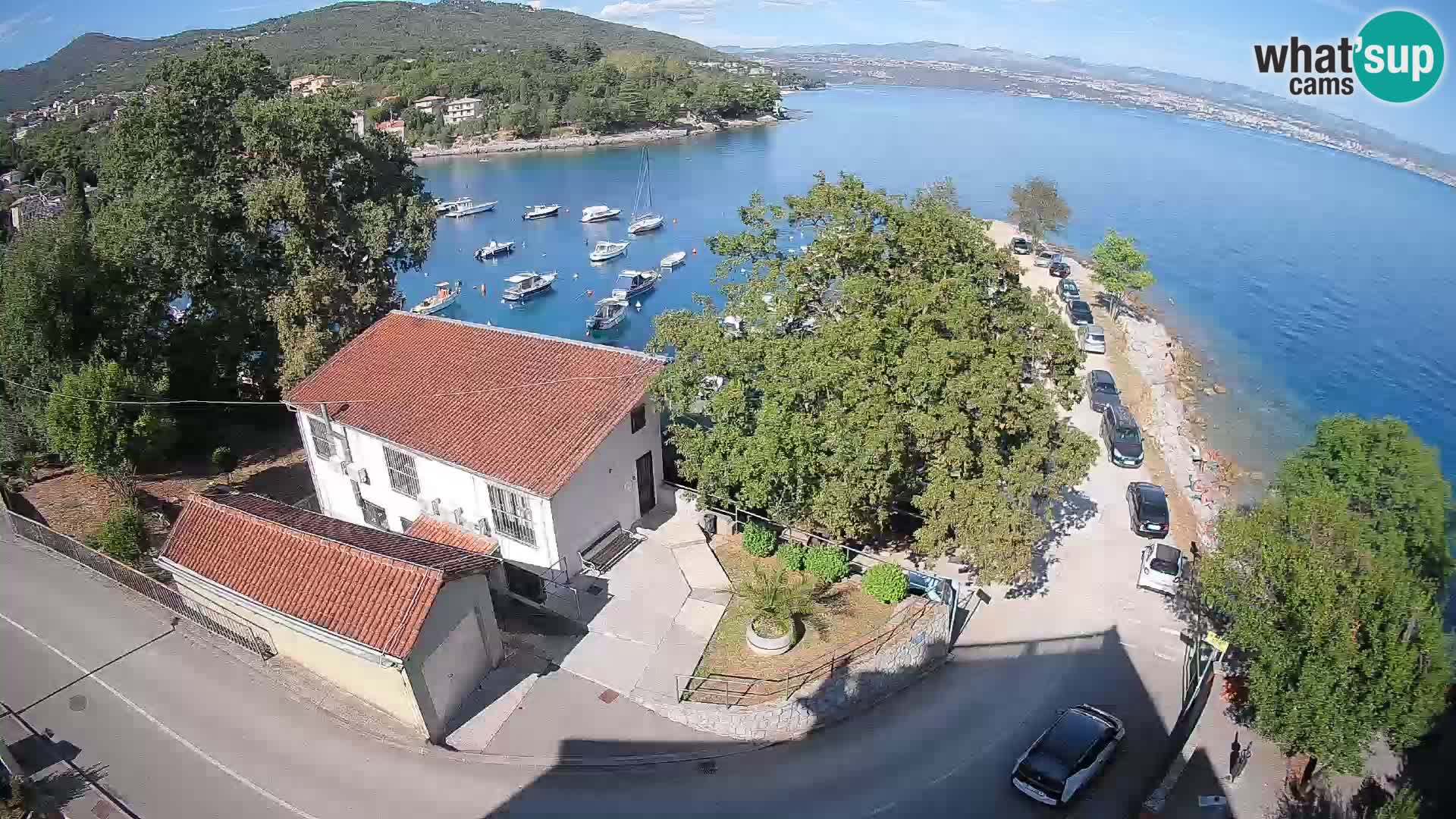 Webcam port d’Ika – Vue en direct et lumières d’Opatija