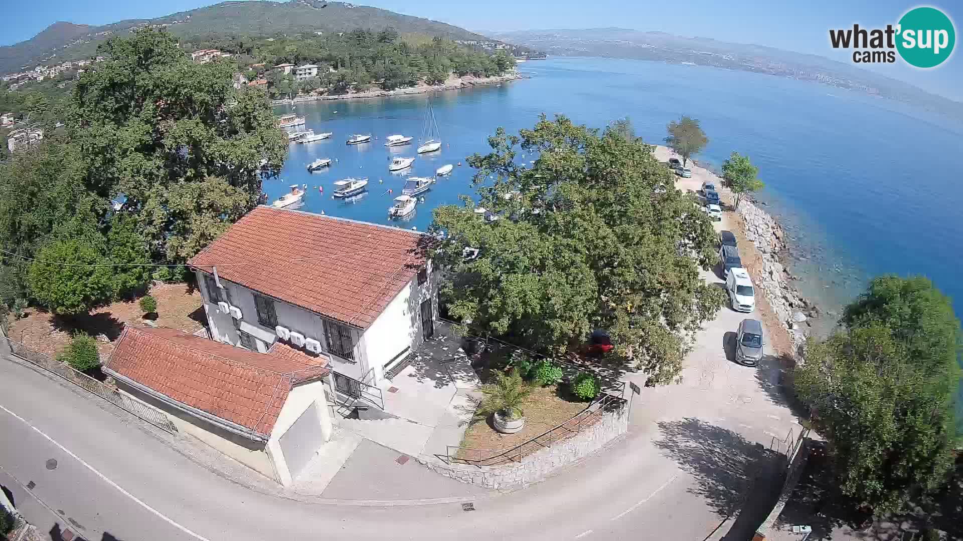 Webcam port d’Ika – Vue en direct et lumières d’Opatija