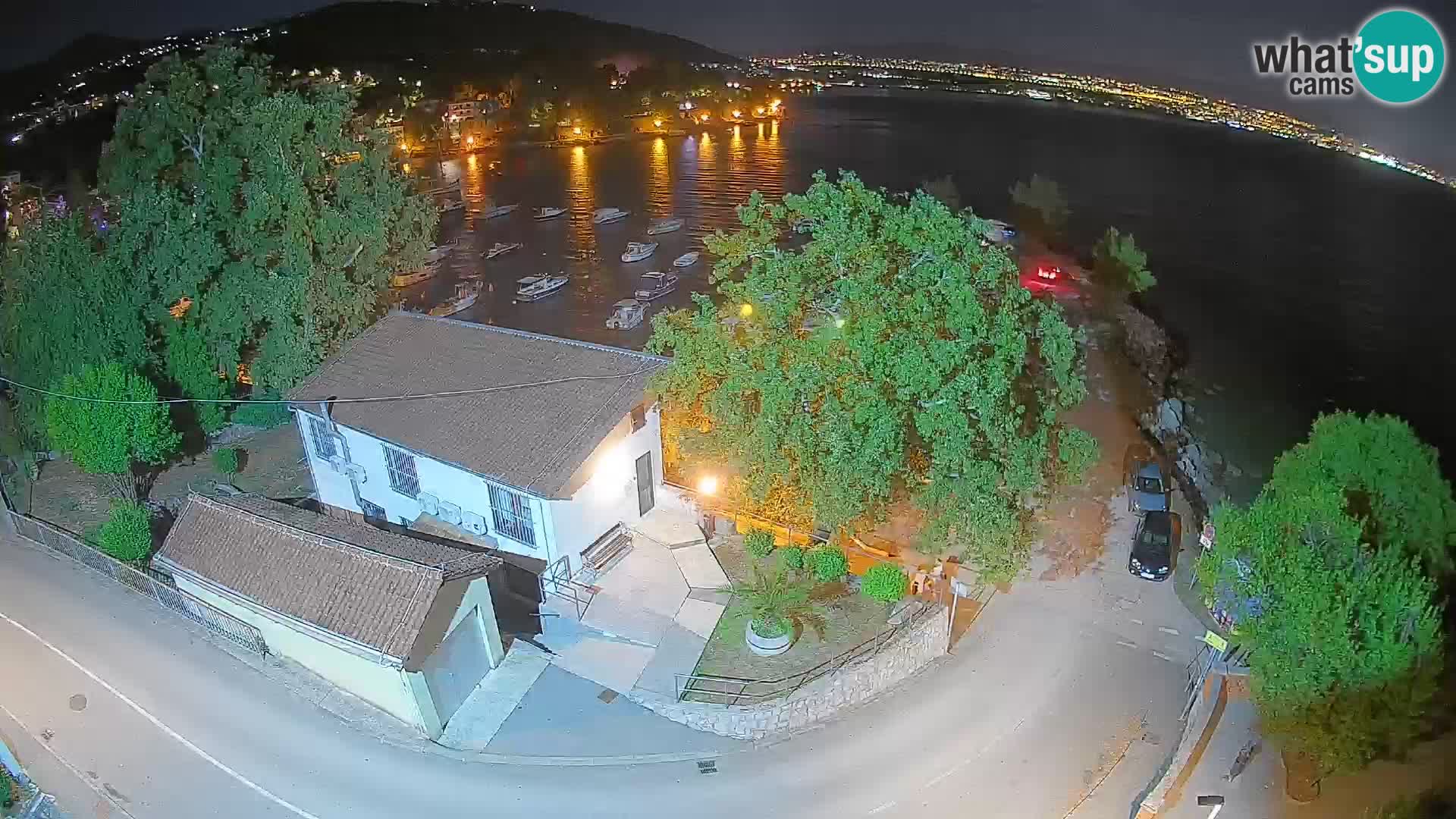 Webcam Ika Hafen – LIVE Blick auf den Hafen und die Lichter von Opatija