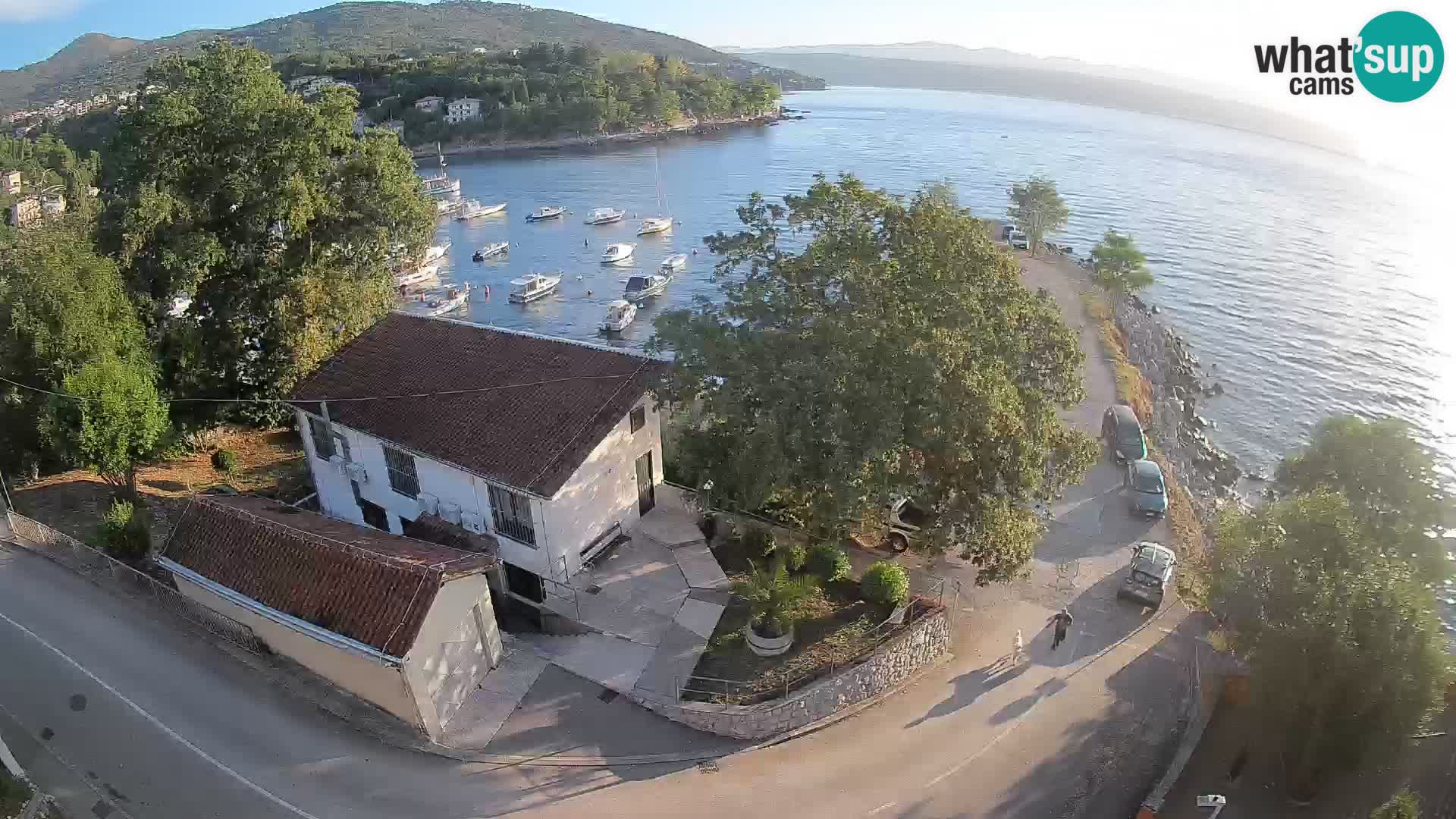 Ika Harbor Webcam – LIVE View of the Harbor and Opatija Lights