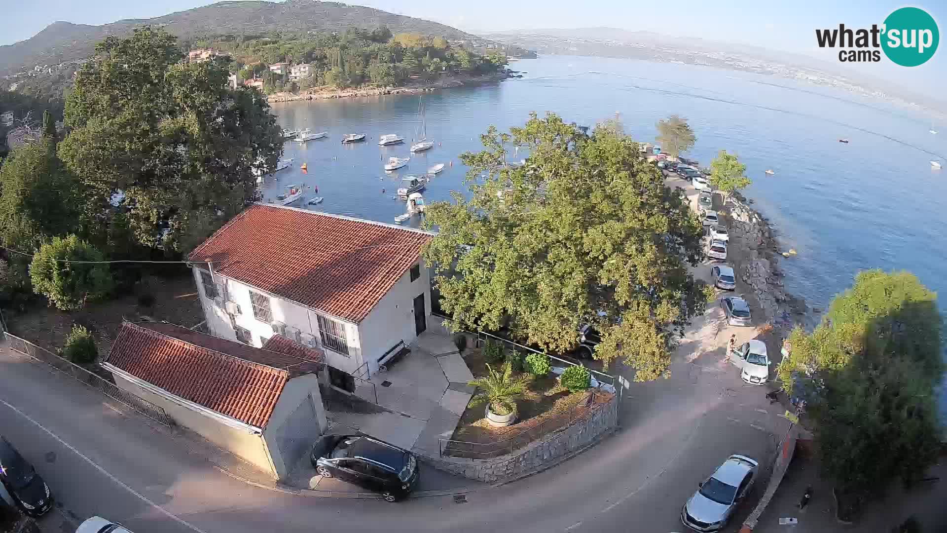 Webcam porto Ika – Vista LIVE sul porto e le luci di Opatija
