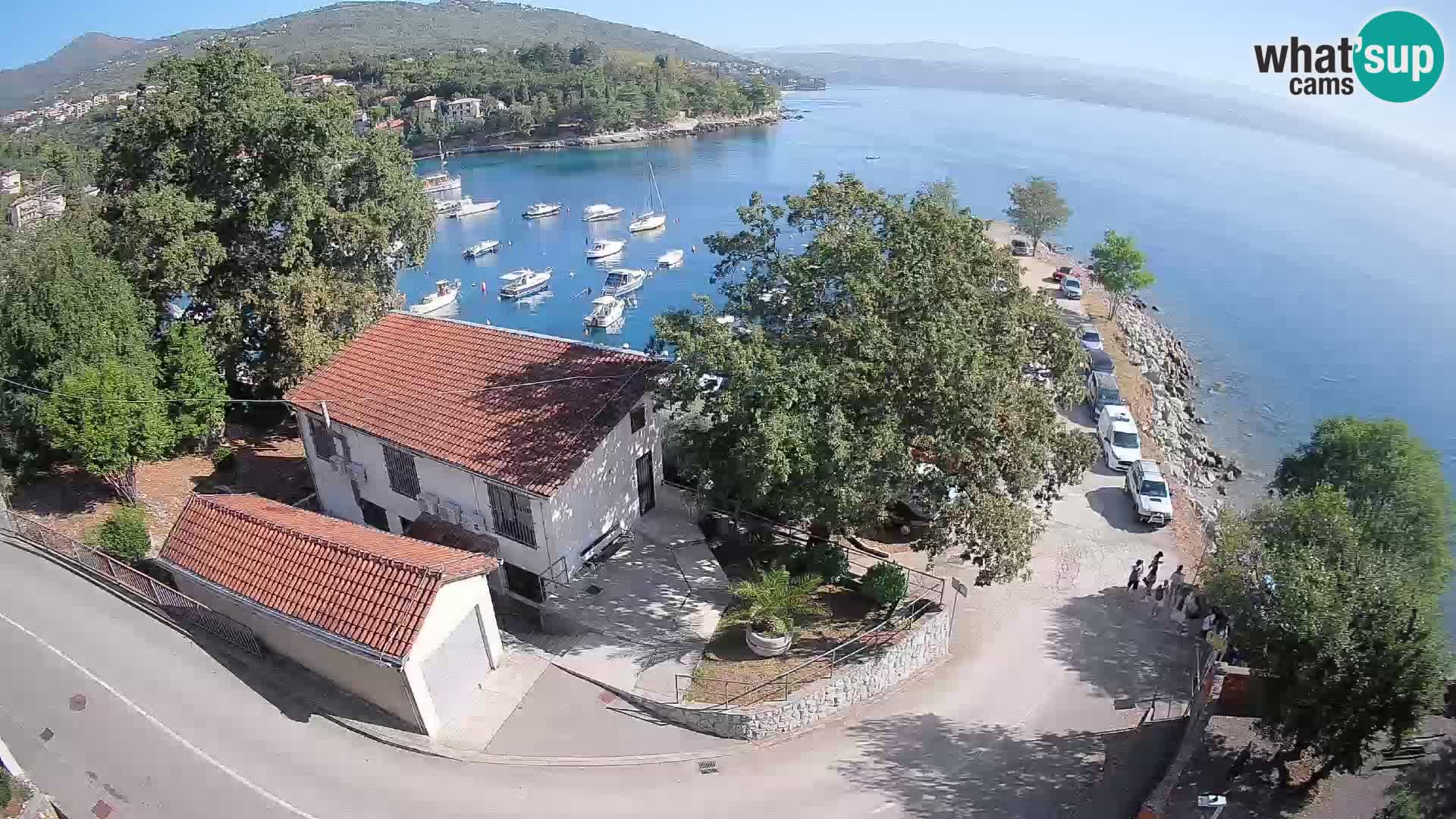 Ika Harbor Webcam – LIVE View of the Harbor and Opatija Lights