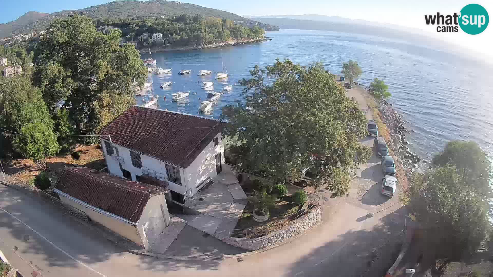 Webcam port d’Ika – Vue en direct et lumières d’Opatija