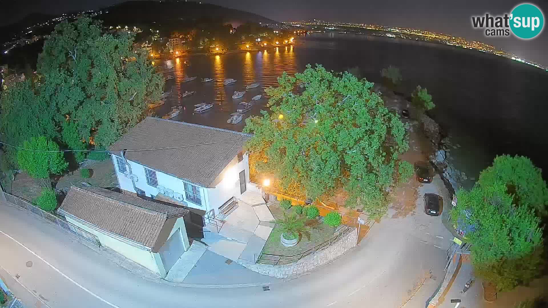 Webcam port d’Ika – Vue en direct et lumières d’Opatija