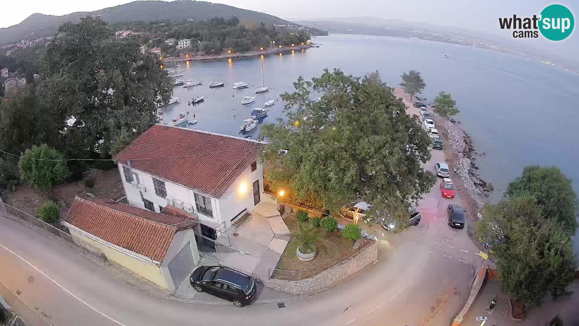 Webcam port d’Ika – Vue en direct et lumières d’Opatija