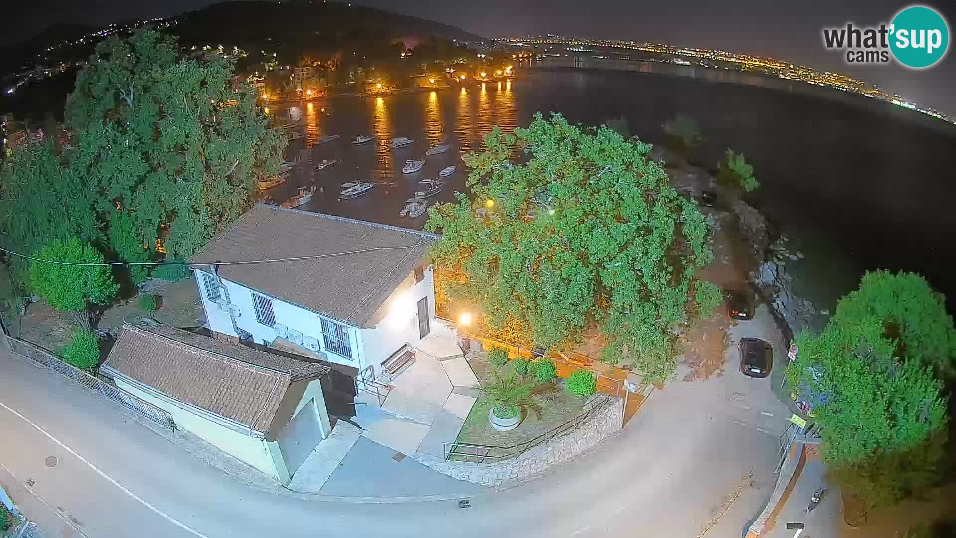 Webcam Ika Hafen – LIVE Blick auf den Hafen und die Lichter von Opatija