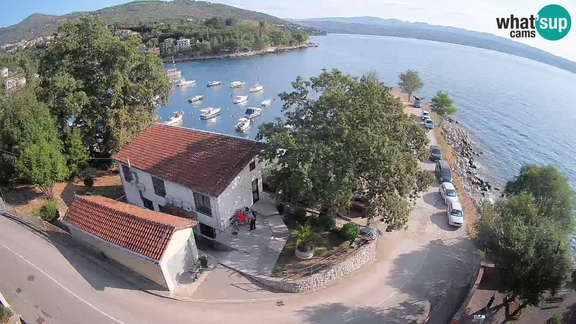 Webcam port d’Ika – Vue en direct et lumières d’Opatija